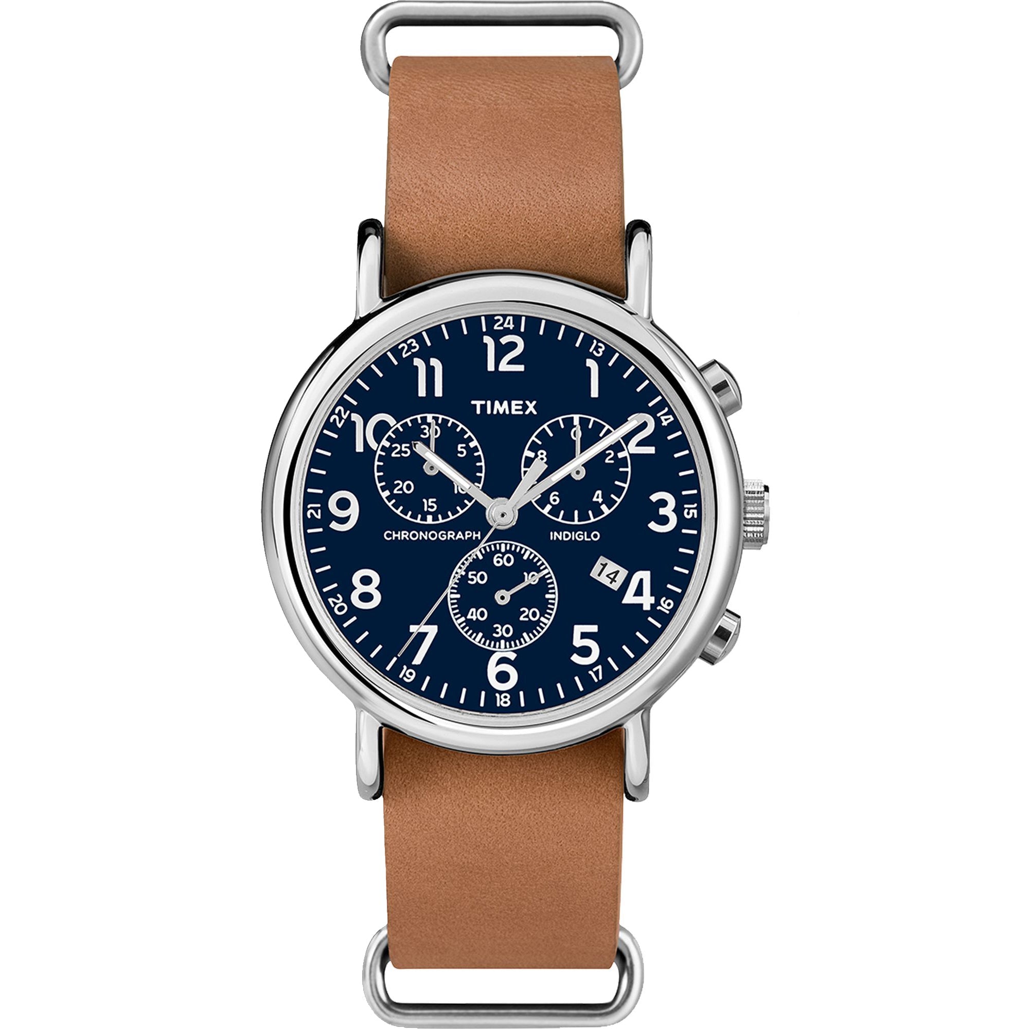 TWG012800 Reloj Timex Weekender unisex correa de piel 40 mm
