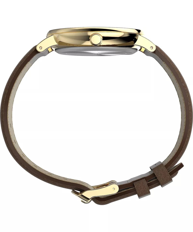 TW2V91300 Análogo para Hombre pulsera de Cuero