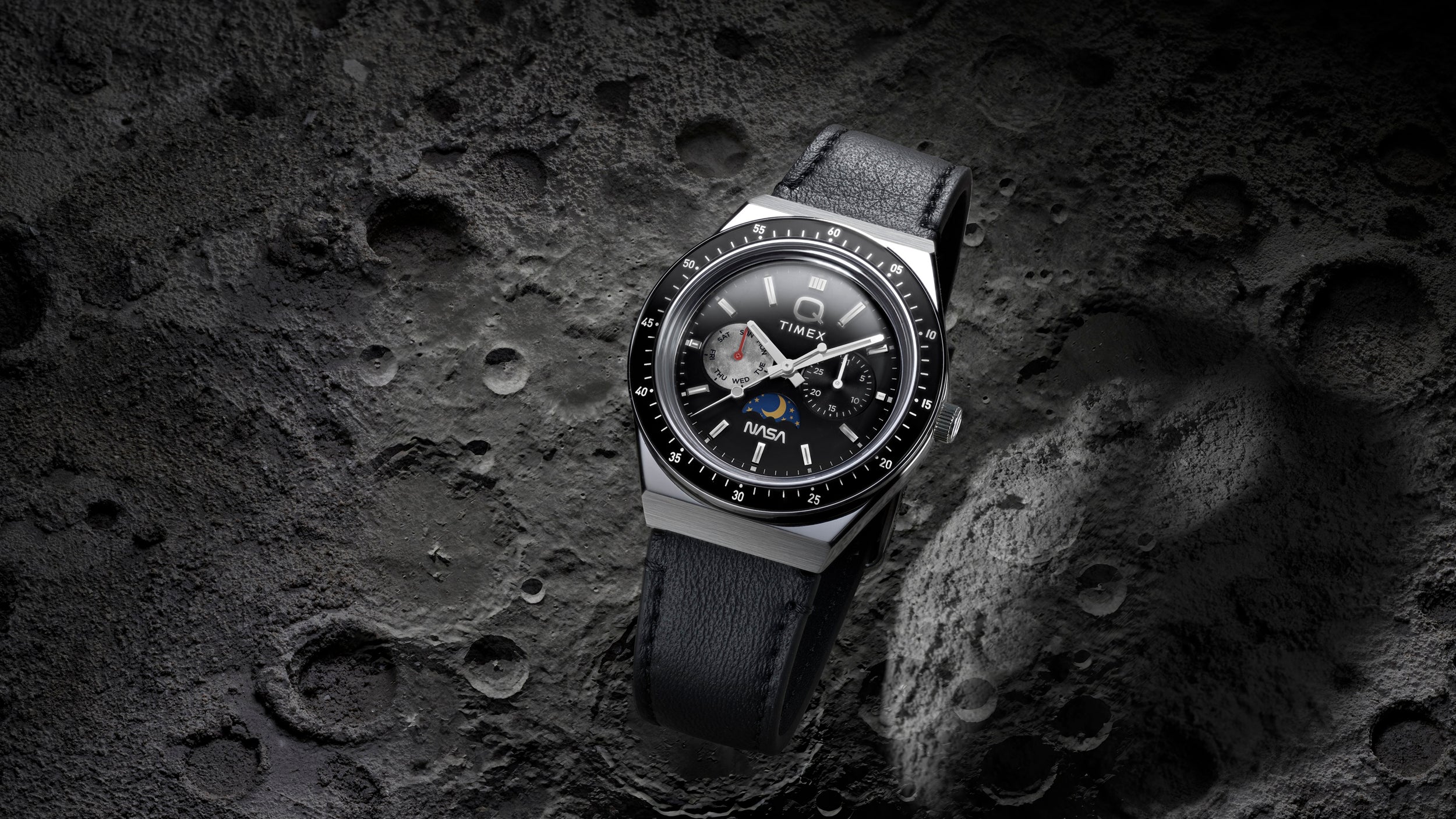 TW2Y56700 Timex Q NASA de hombre correa de metal