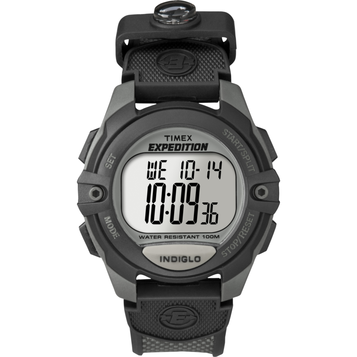 T40941 Expedition Digital para Hombre Pulsera de Caucho 41 mm
