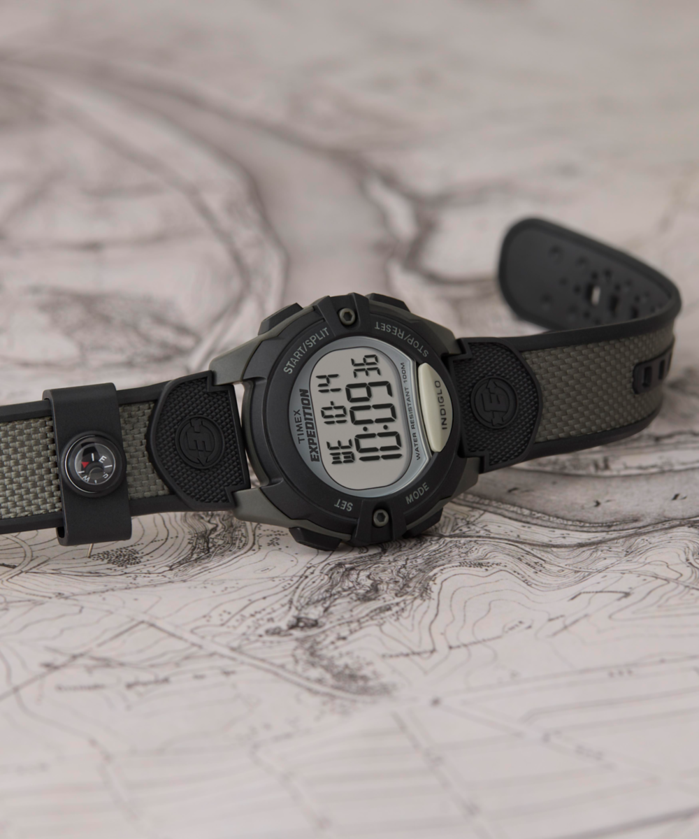 T40941 Expedition Digital para Hombre Pulsera de Caucho 41 mm