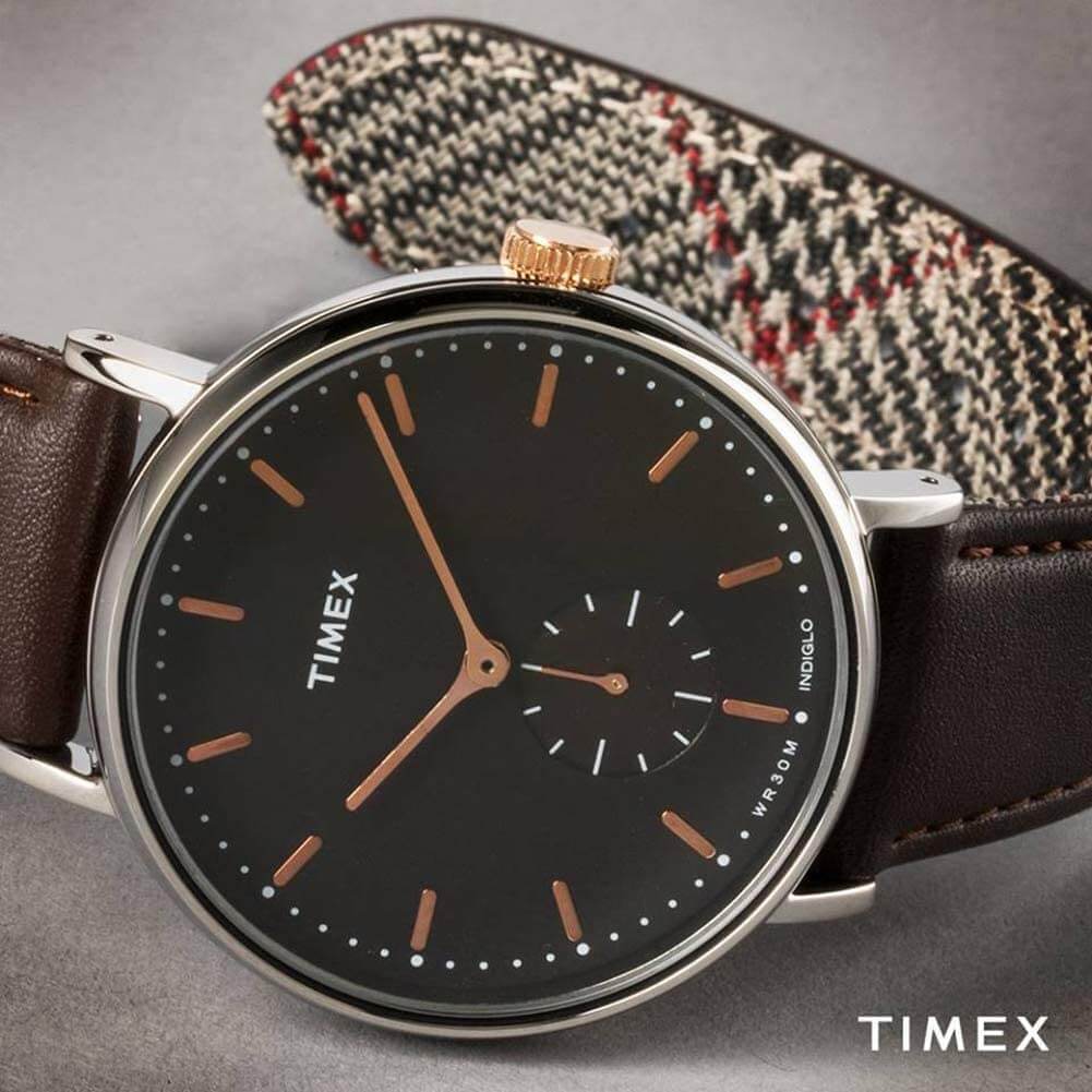 TW2R38100 Reloj Timex Fairfield de caballero corea de piel