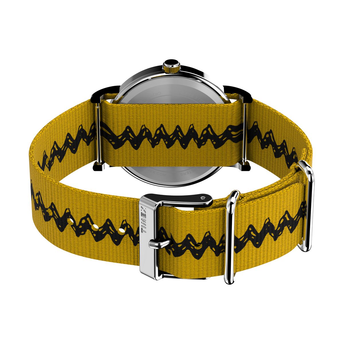 TW2R41100 Timex Reloj Unisex Charlie Brown Peanuts Snoopy Pulsera de Tela