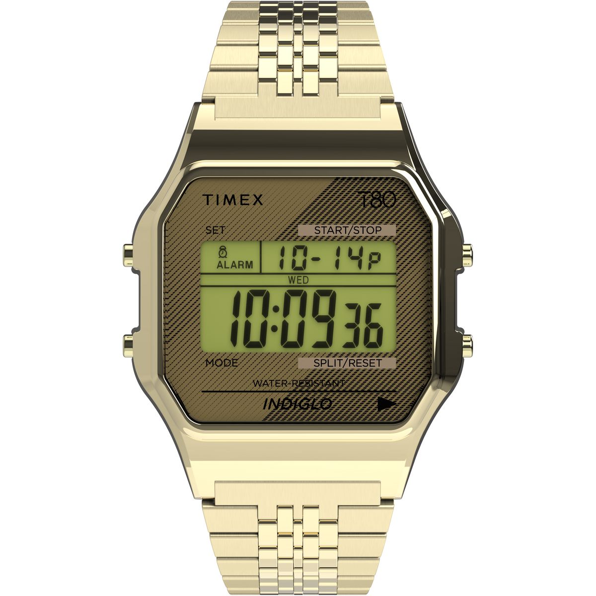 TW2R79200 Reloj Timex T80 unisex banda de metal digital