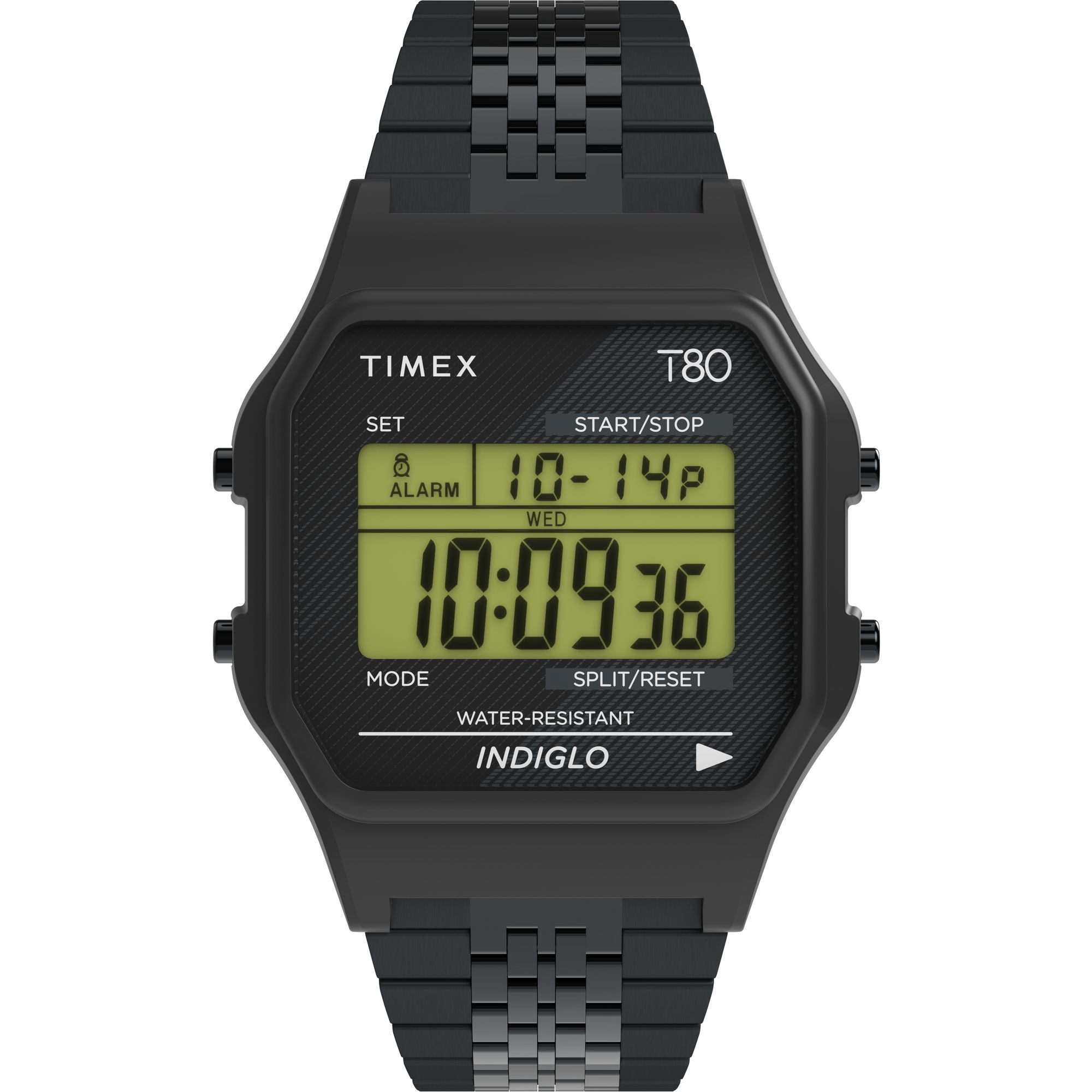 TW2R79400 Reloj Timex T80 unisex banda de metal 34 mm