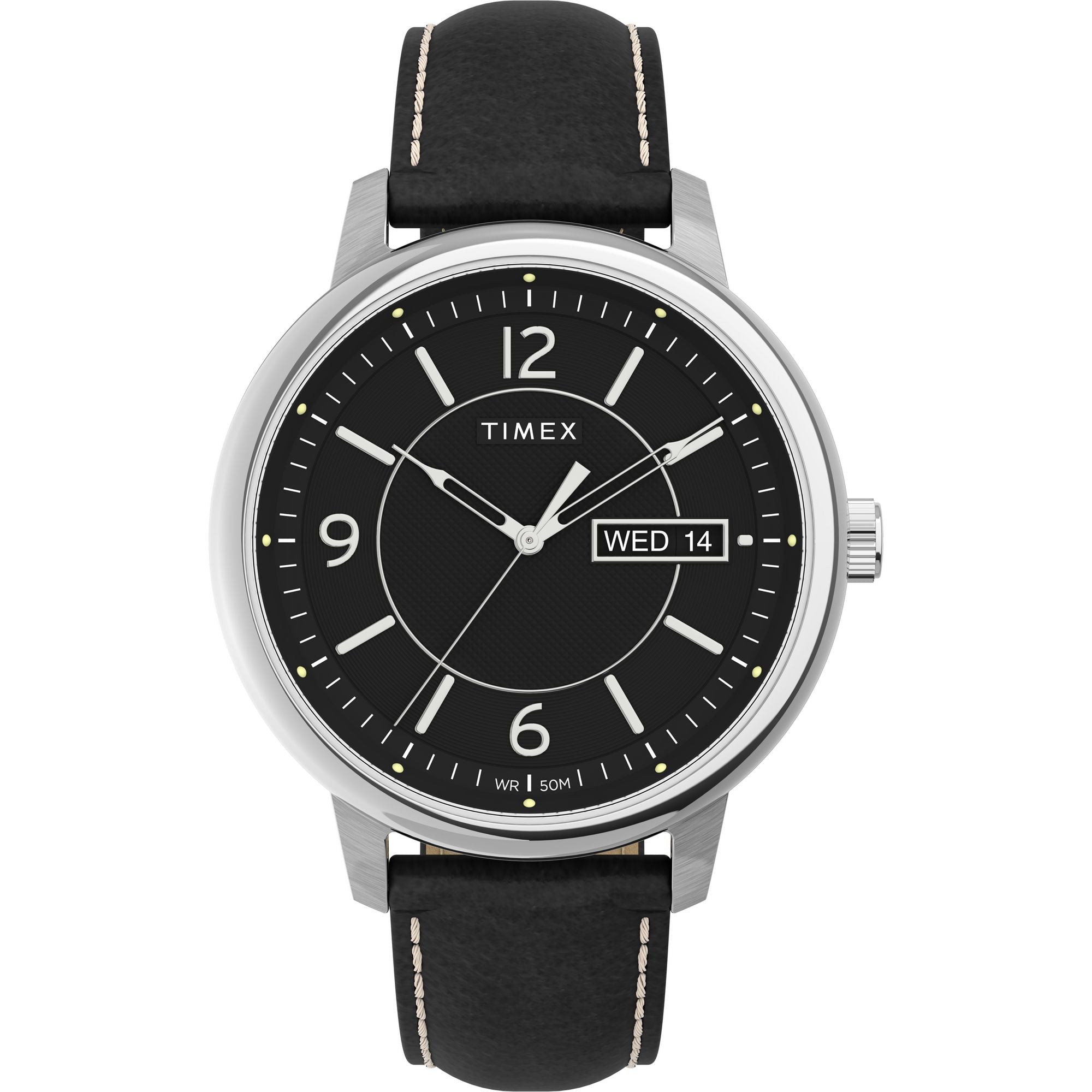 TW2V29200 Reloj Timex Chicago de hombre pulsera de piel 45 mm