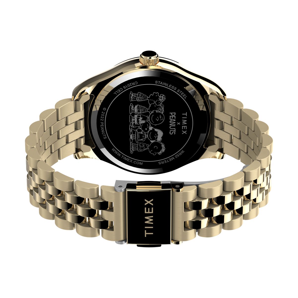 TW2V47300 Timex X Peanuts de hombre correa de metal Snoopy