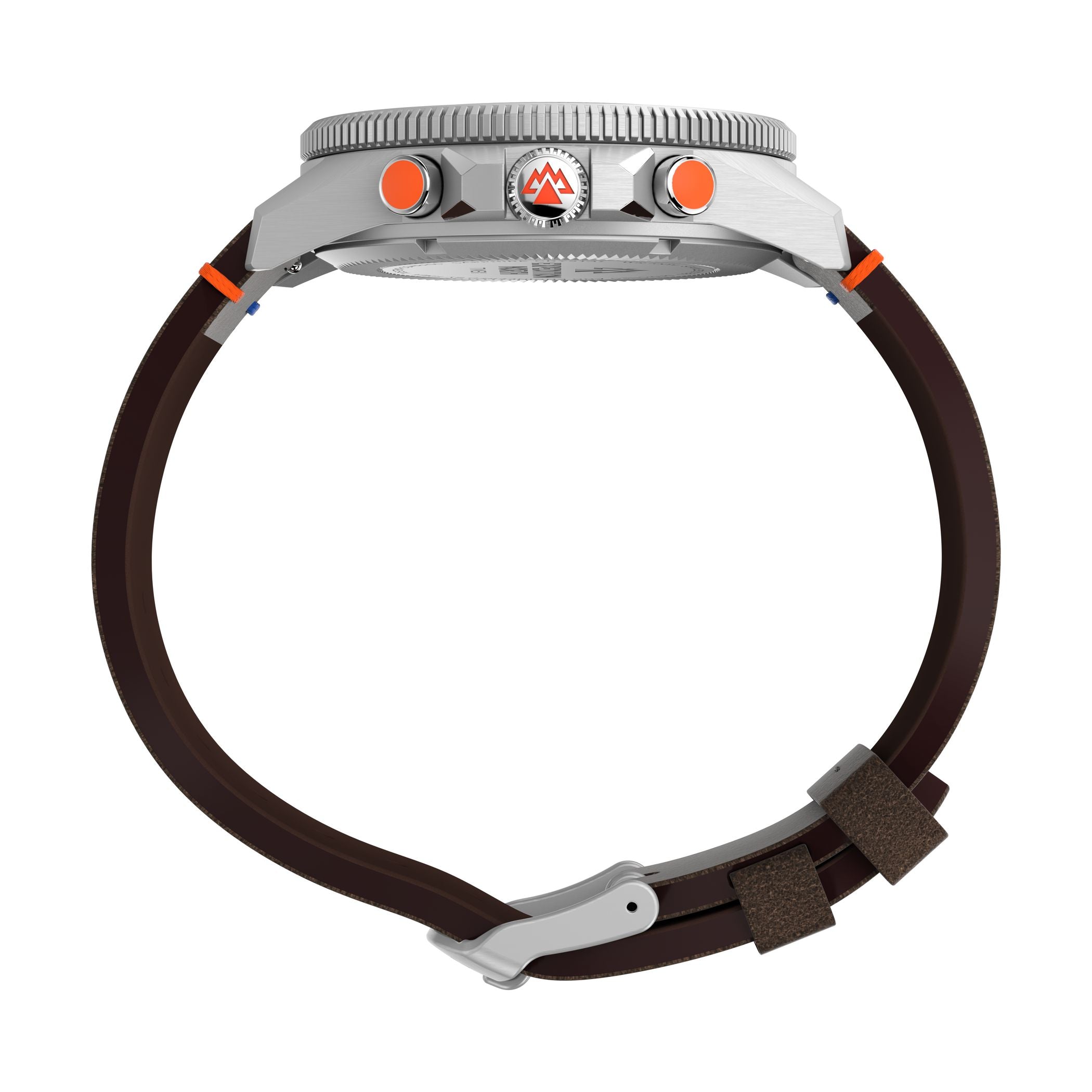 TW2V64400 Expedition Compass de hombre banda de piel