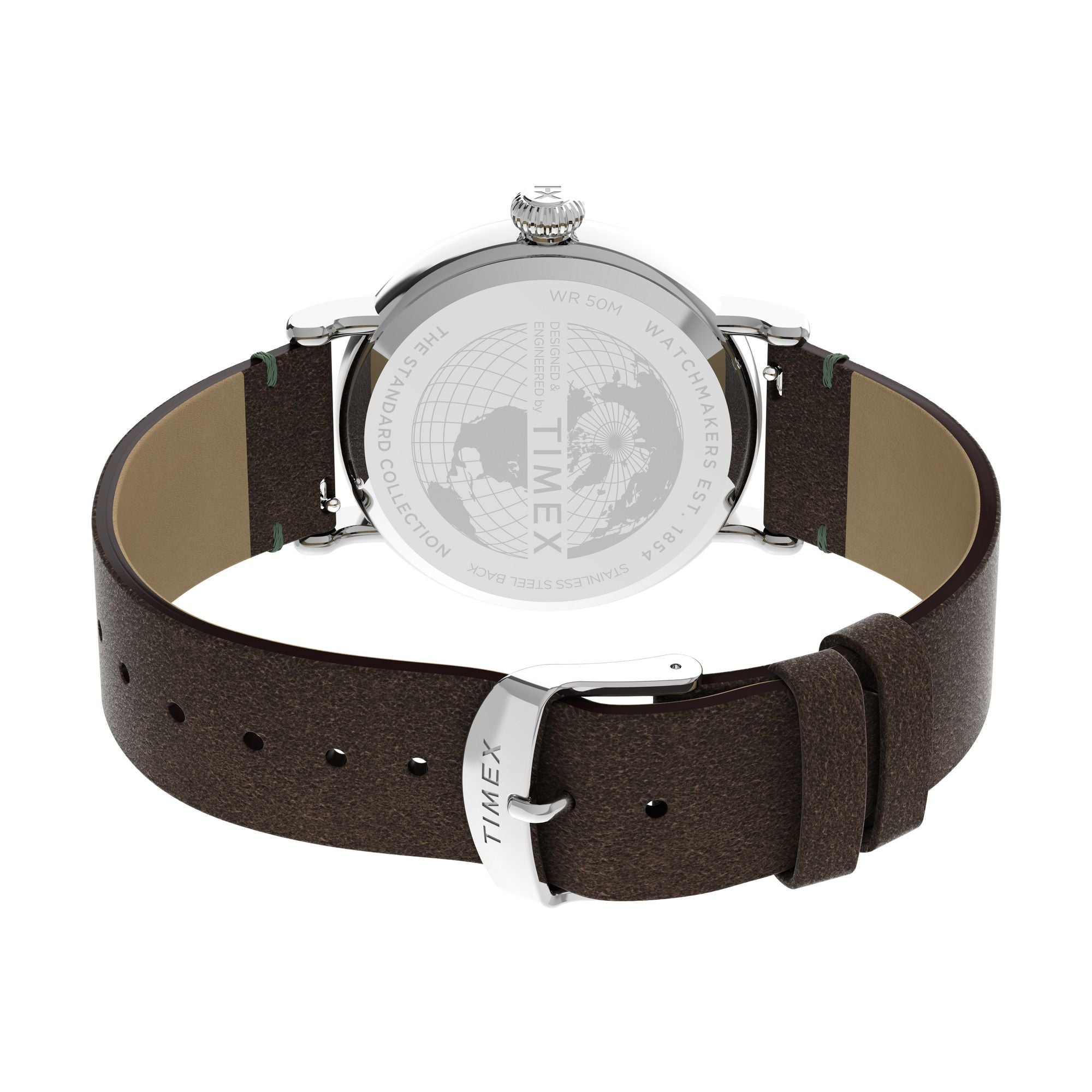 TW2V71200 Standard de hombre pulsera de piel 40 mm
