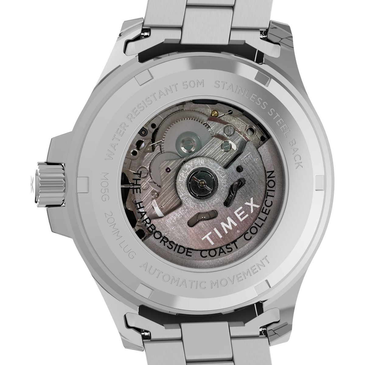 TW2V72100 Harborside Trend de hombre correa de metal