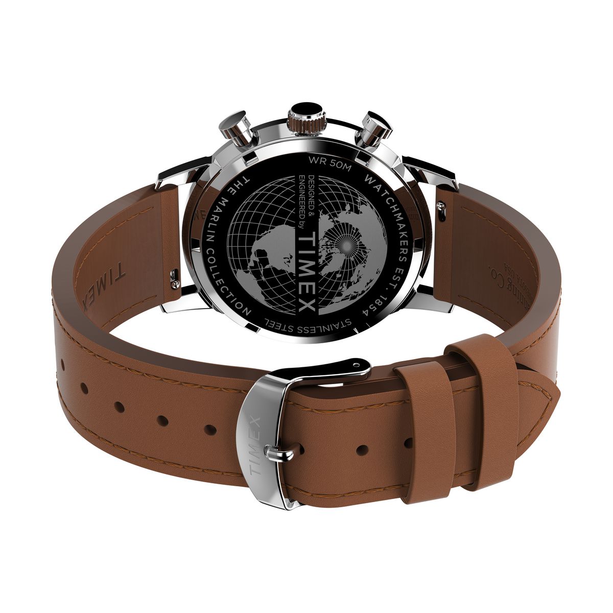 TW2W10100 Marlin Cronógrafo de hombre correa de cuero