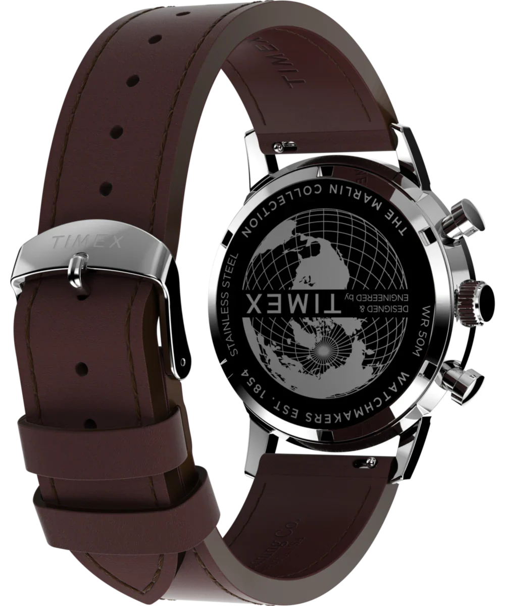 TW2W10200 Reloj Marlin de hombre pulsera de cuero