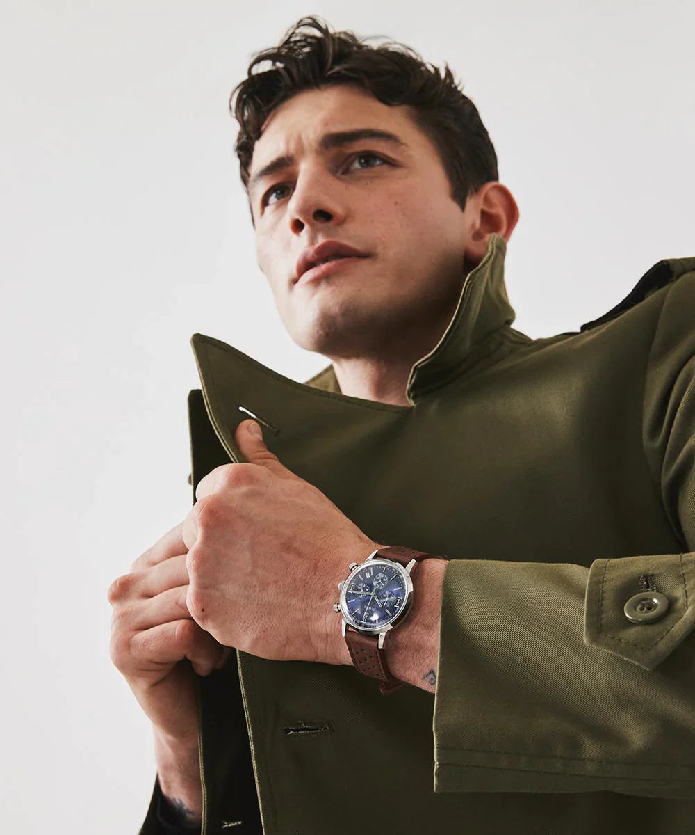 TW2W10200 Reloj Marlin de hombre pulsera de cuero