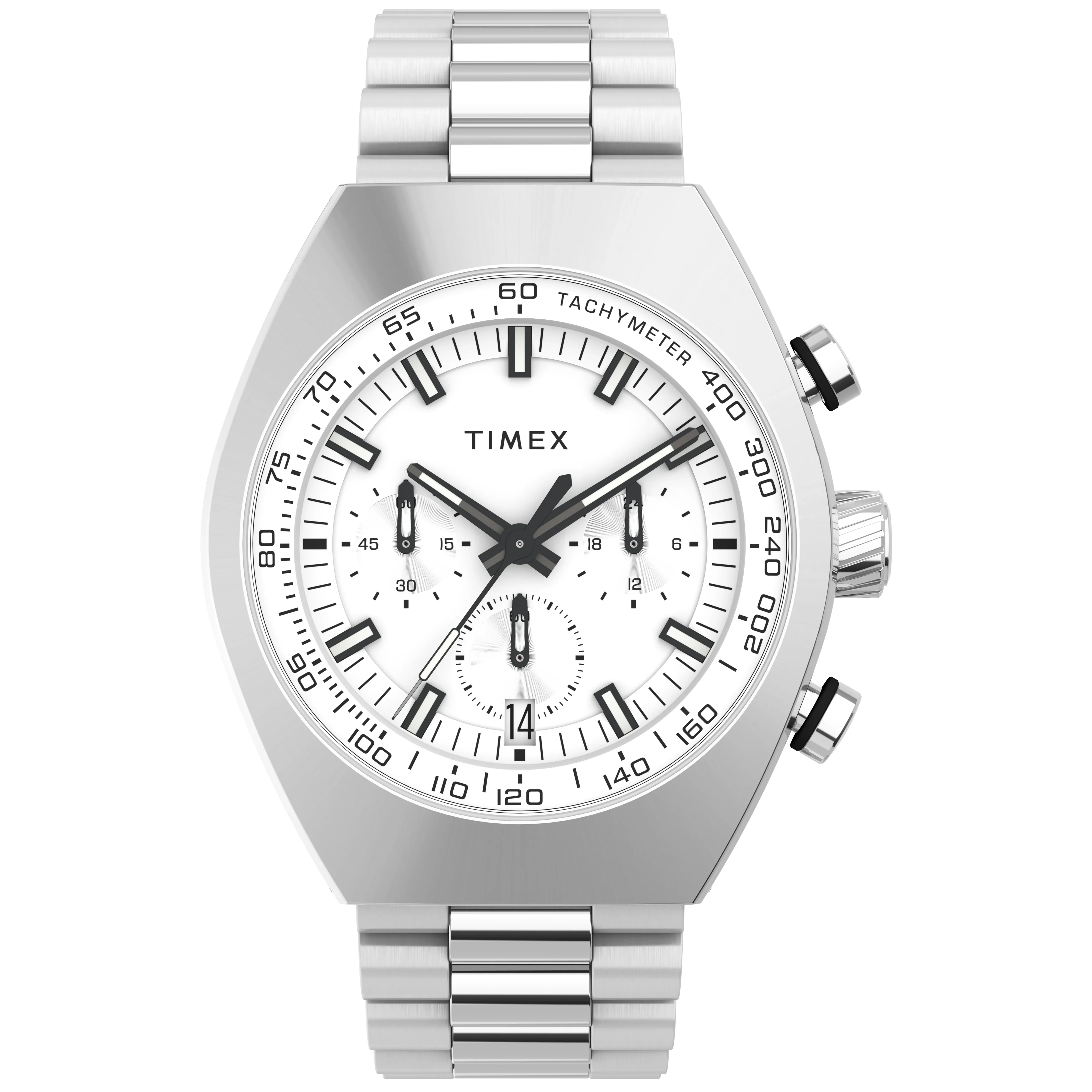 TW2W22200 Legacy Tonneau de caballero pulsera de acero inoxidable