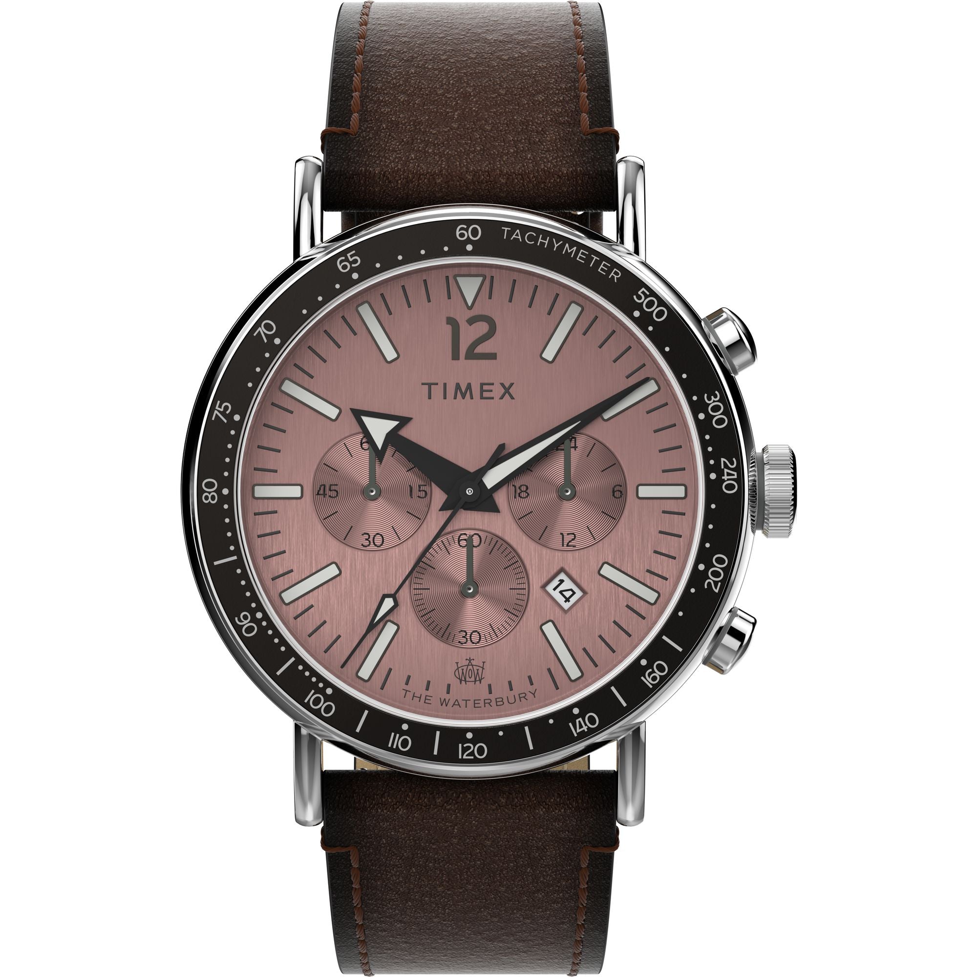 TW2W47300 Reloj Timex  Waterbury de hombre pulsera de piel 43 mm