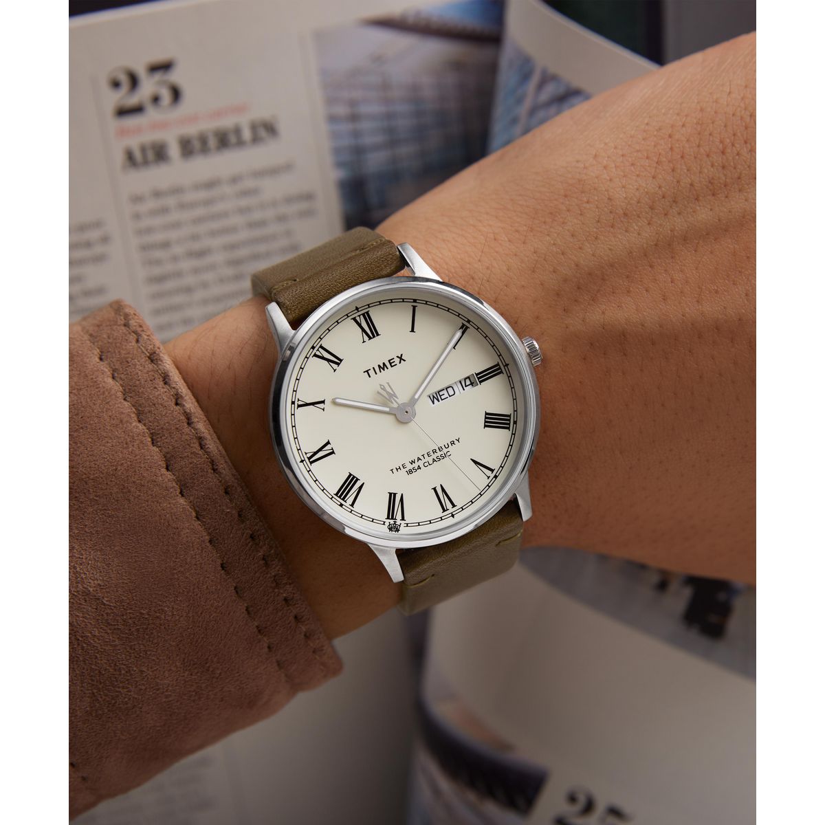 TW2W50600 Reloj Timex Waterbury Classic de hombre correa de piel