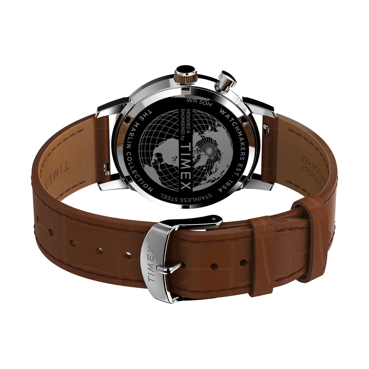 TW2W51000 Marlin Moon Phase de hombre correa de cuero