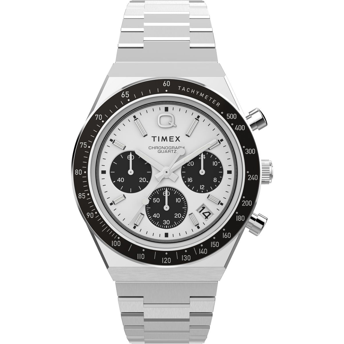 TW2W53300 Timex Q Chronograph de caballero correa de metal