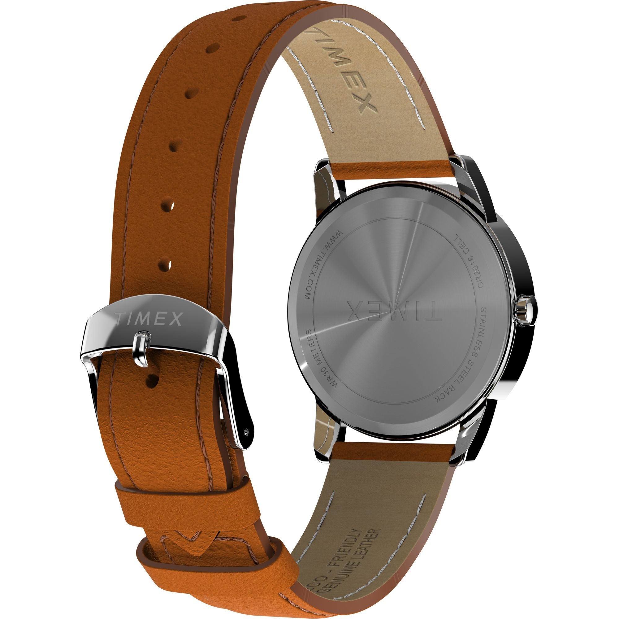 TW2W54600 Easy Reader de hombre pulsera de cuero 35 mm