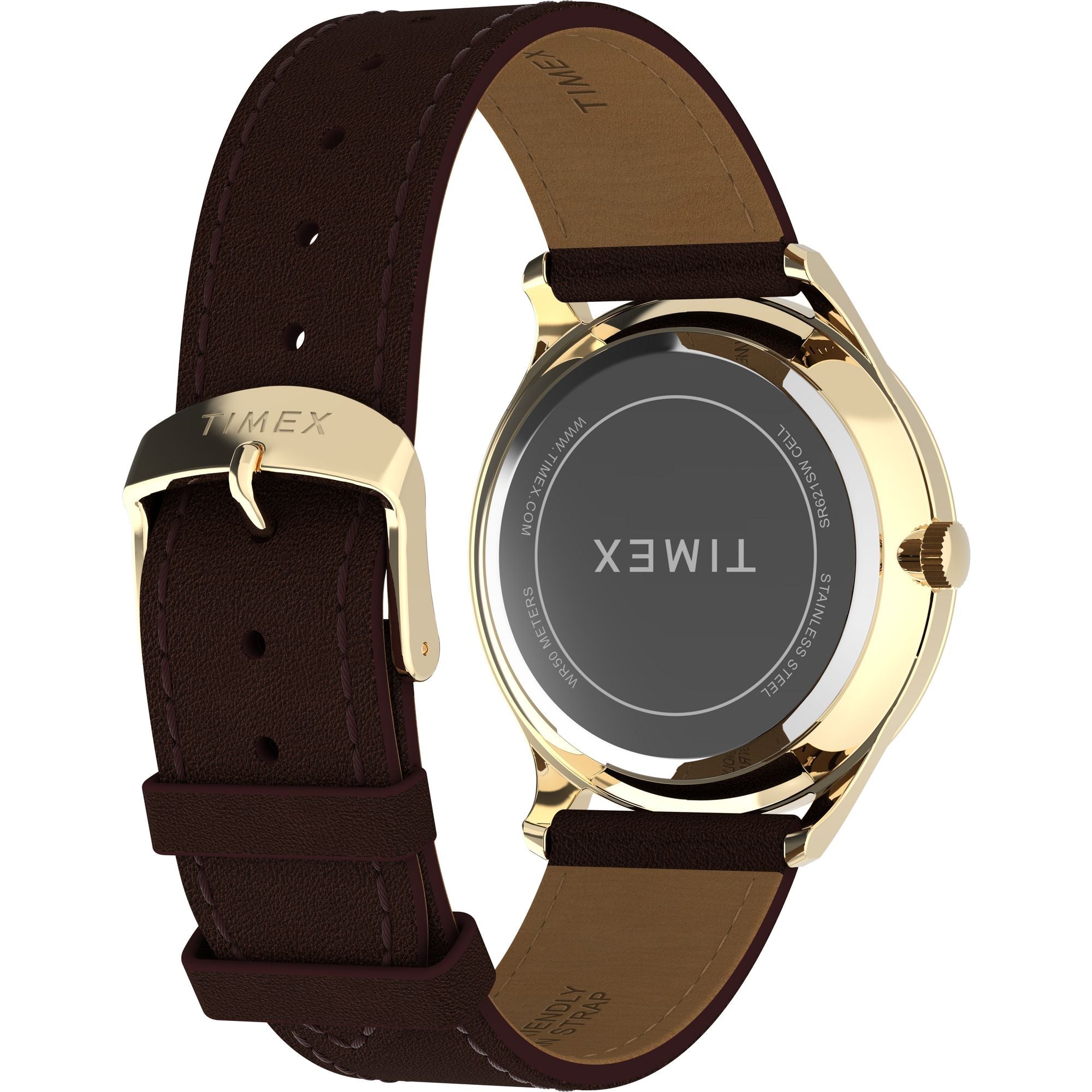 TW2W68400 Modern Easy Reader de hombre pulsera de piel 40 mm