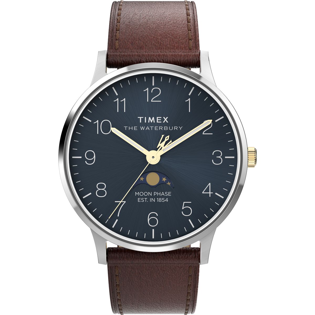 TW2W75600 Reloj Timex Waterbury Classic Moon Phase de hombre correa de cuero