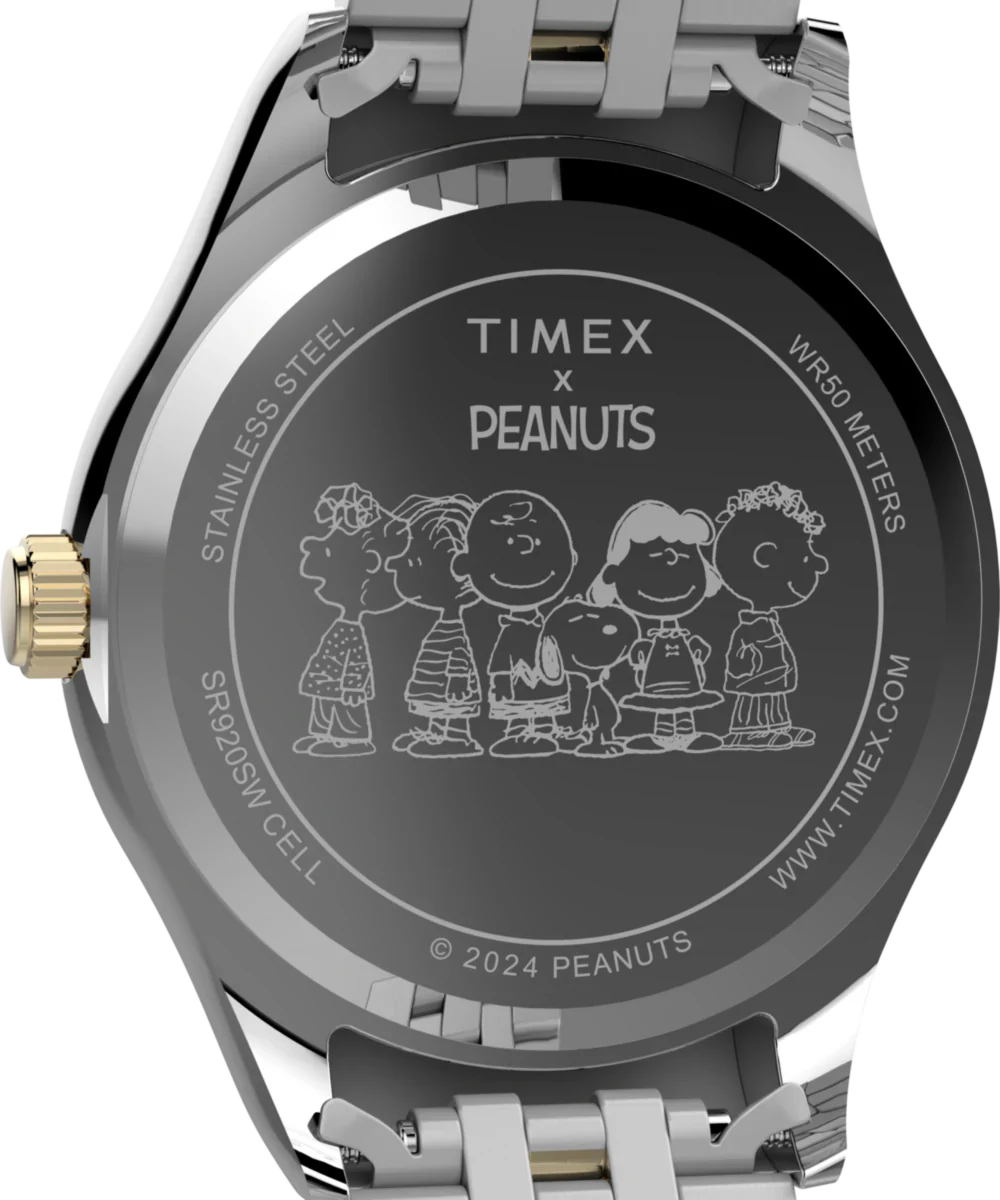 TW2W78800 de Snoopy para caballero pulsera de metal