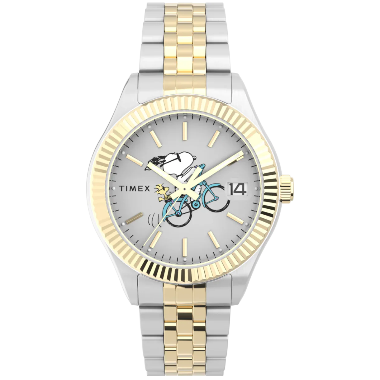 TW2W78800 de Snoopy para caballero pulsera de metal