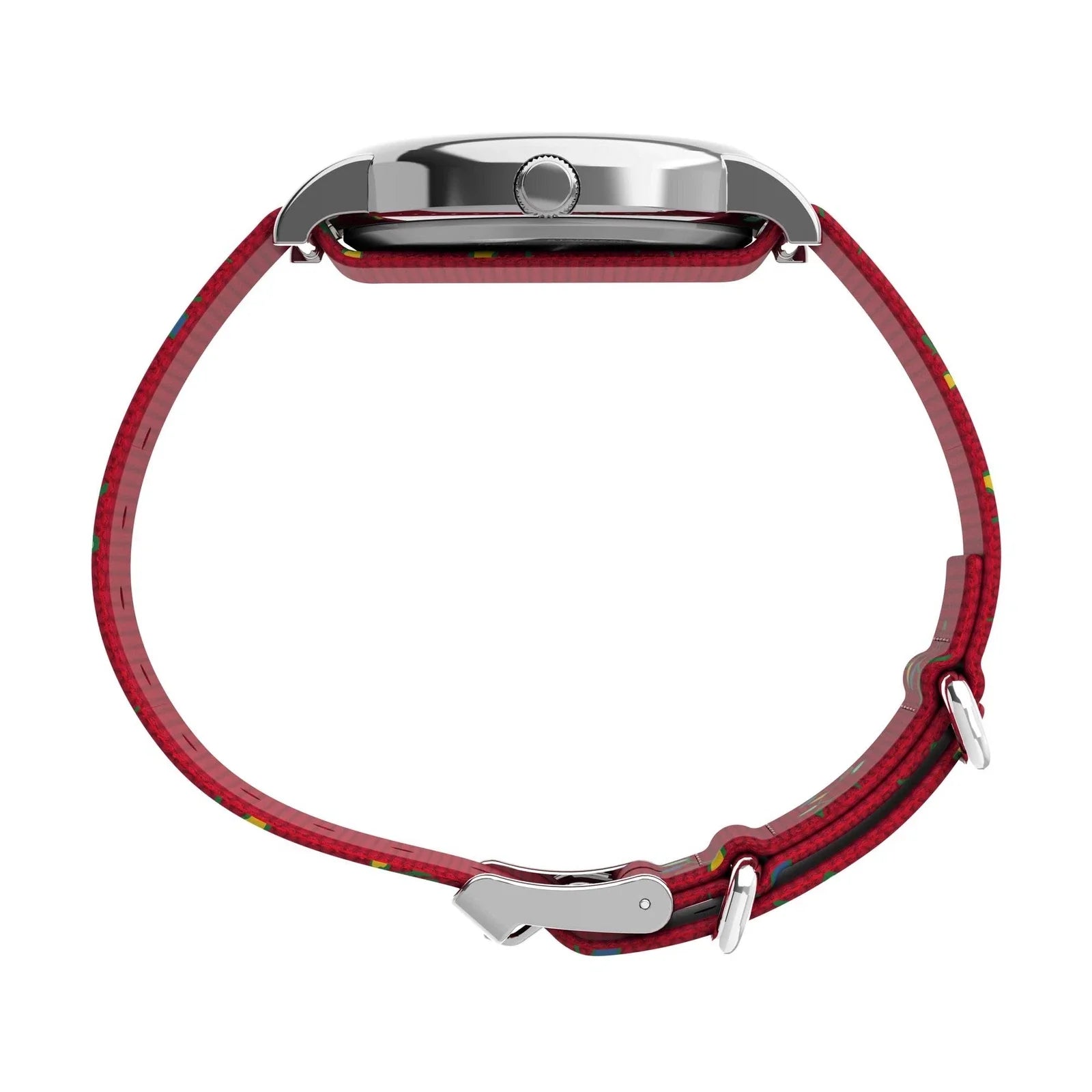 TW2W80800 x Peanuts Snoopy Holiday Unisex pulsera de tela 38 mm