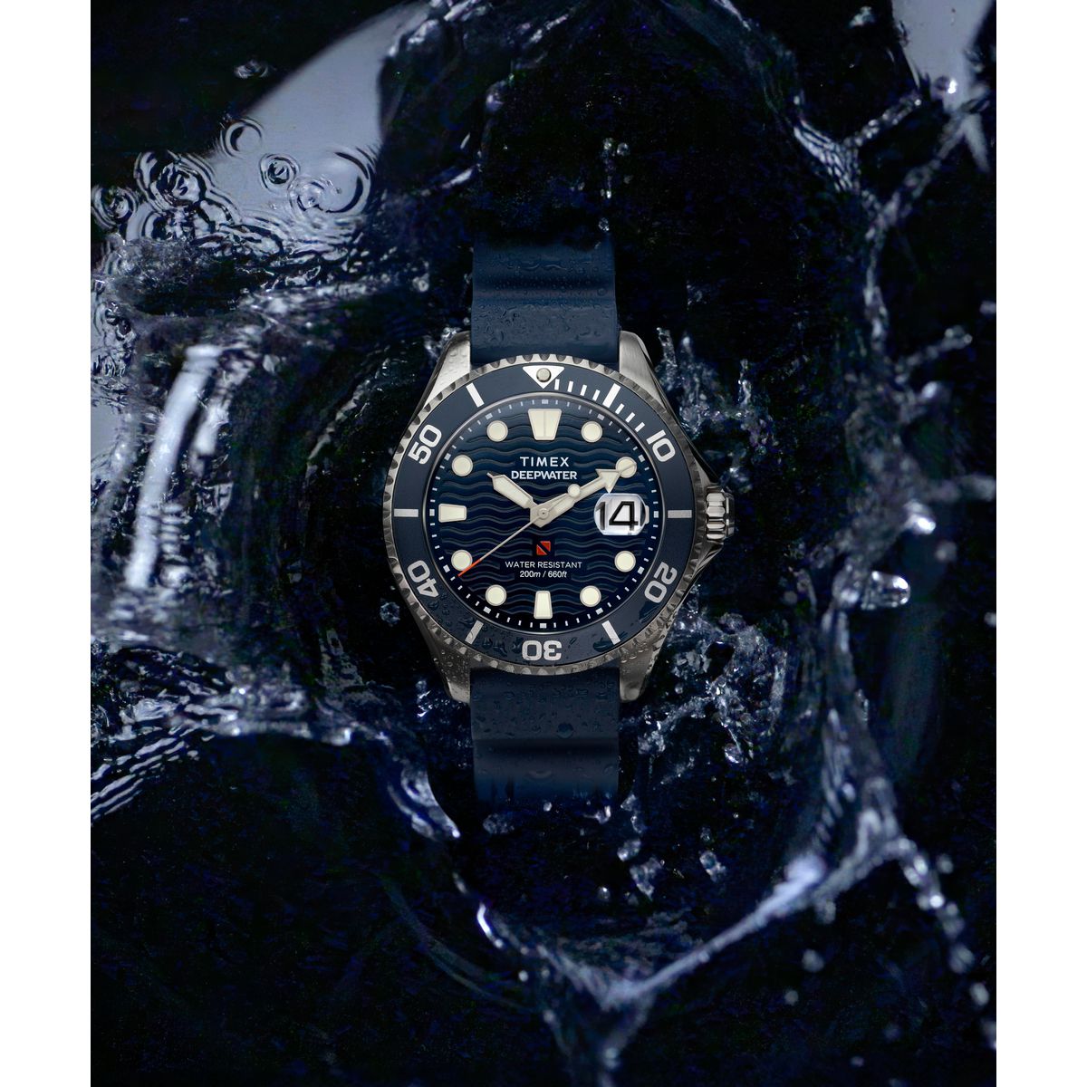 TW2W81500 Deepwater Meridian 200 de hombre correa de resina