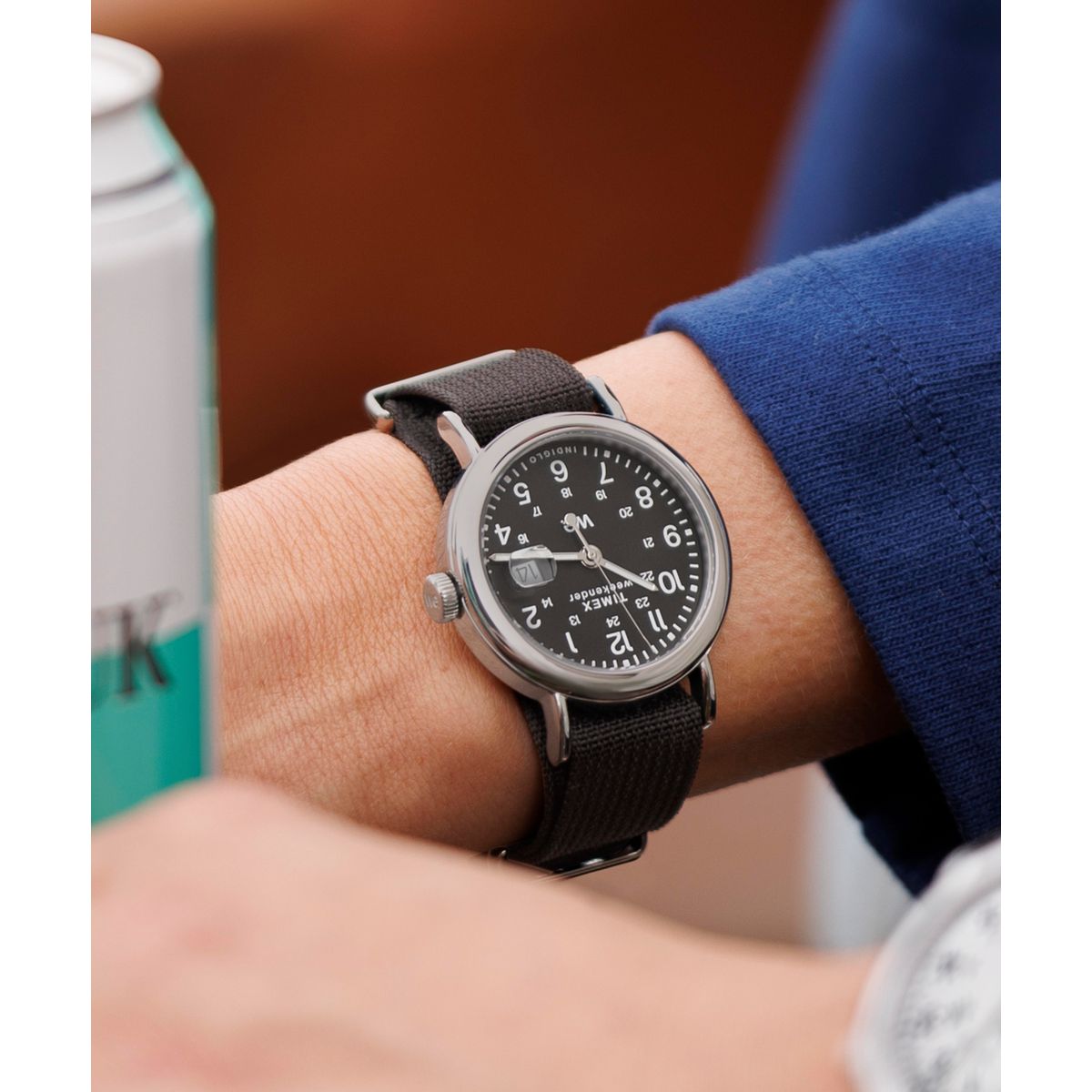 TW2W86100 Weekender de hombre correa de tela