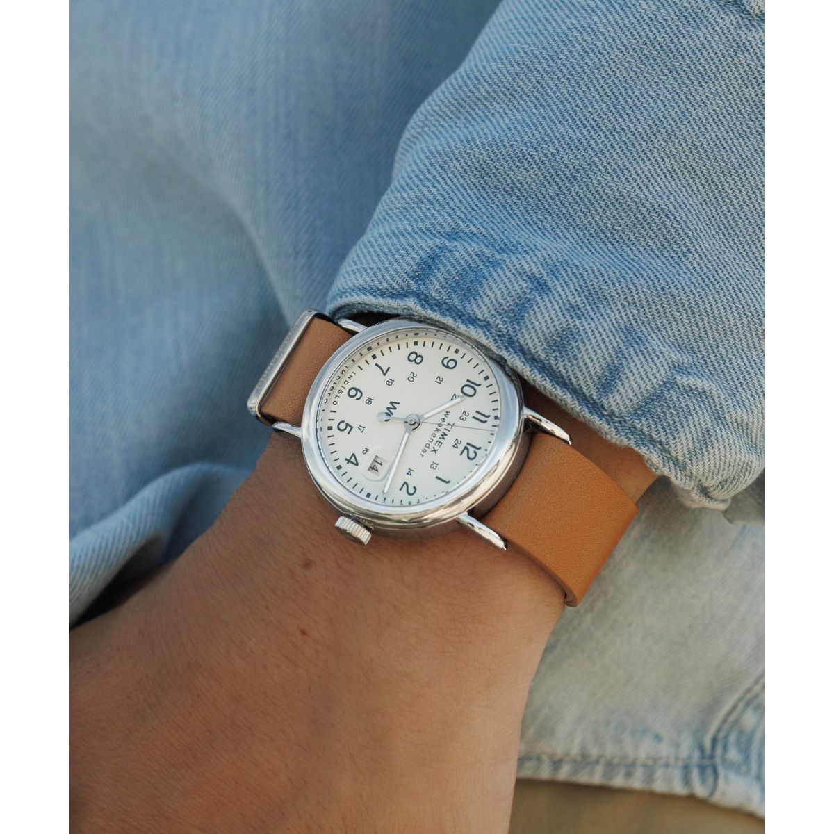 TW2W86500 Weekender de dama correa de piel