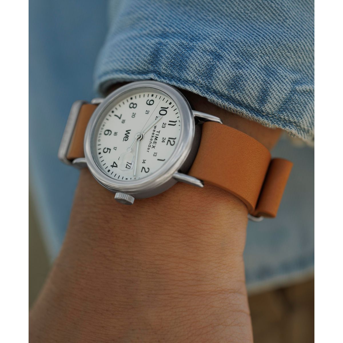 TW2W86500 Weekender de dama correa de piel