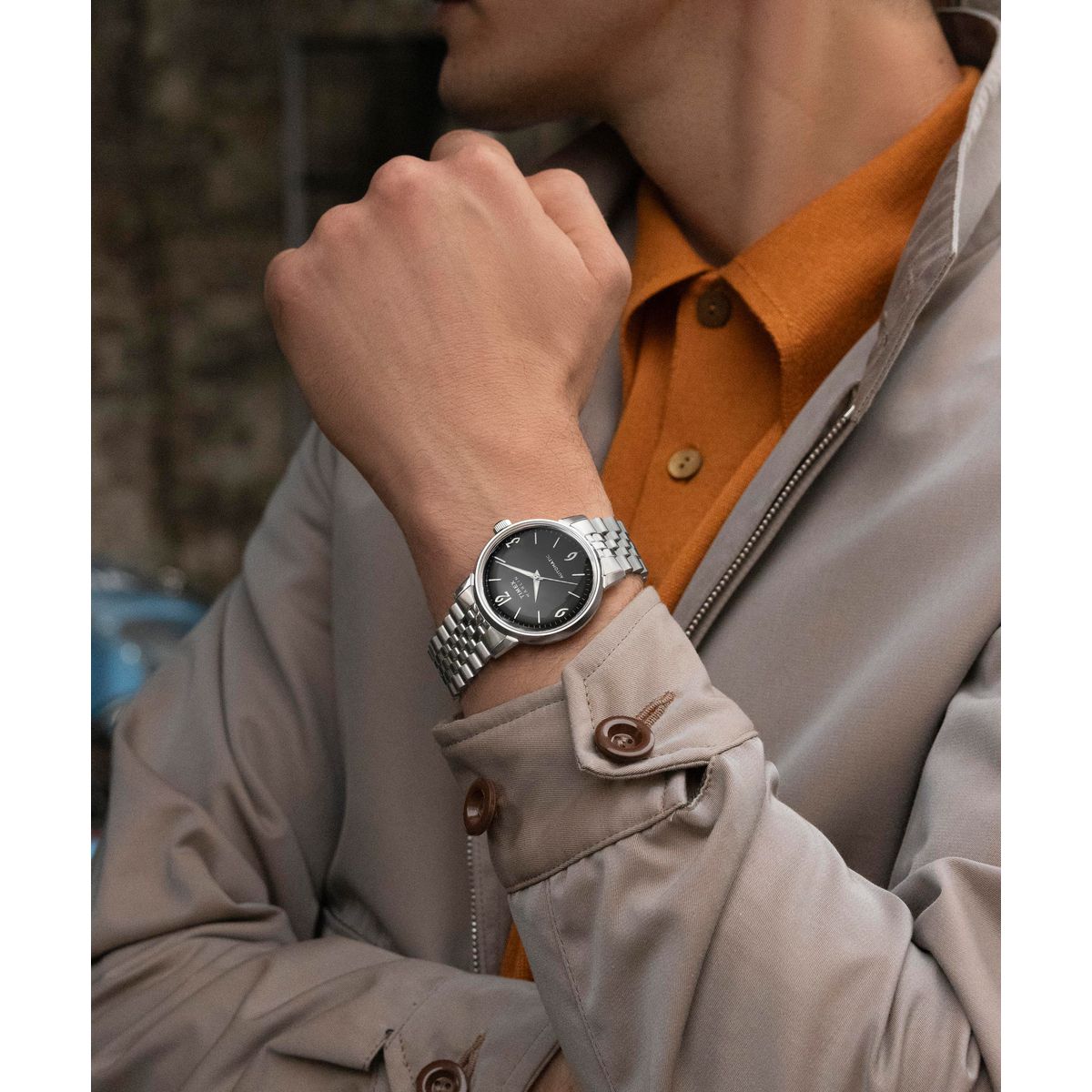 TW2W93200 Marlin Automático de hombre correa de metal