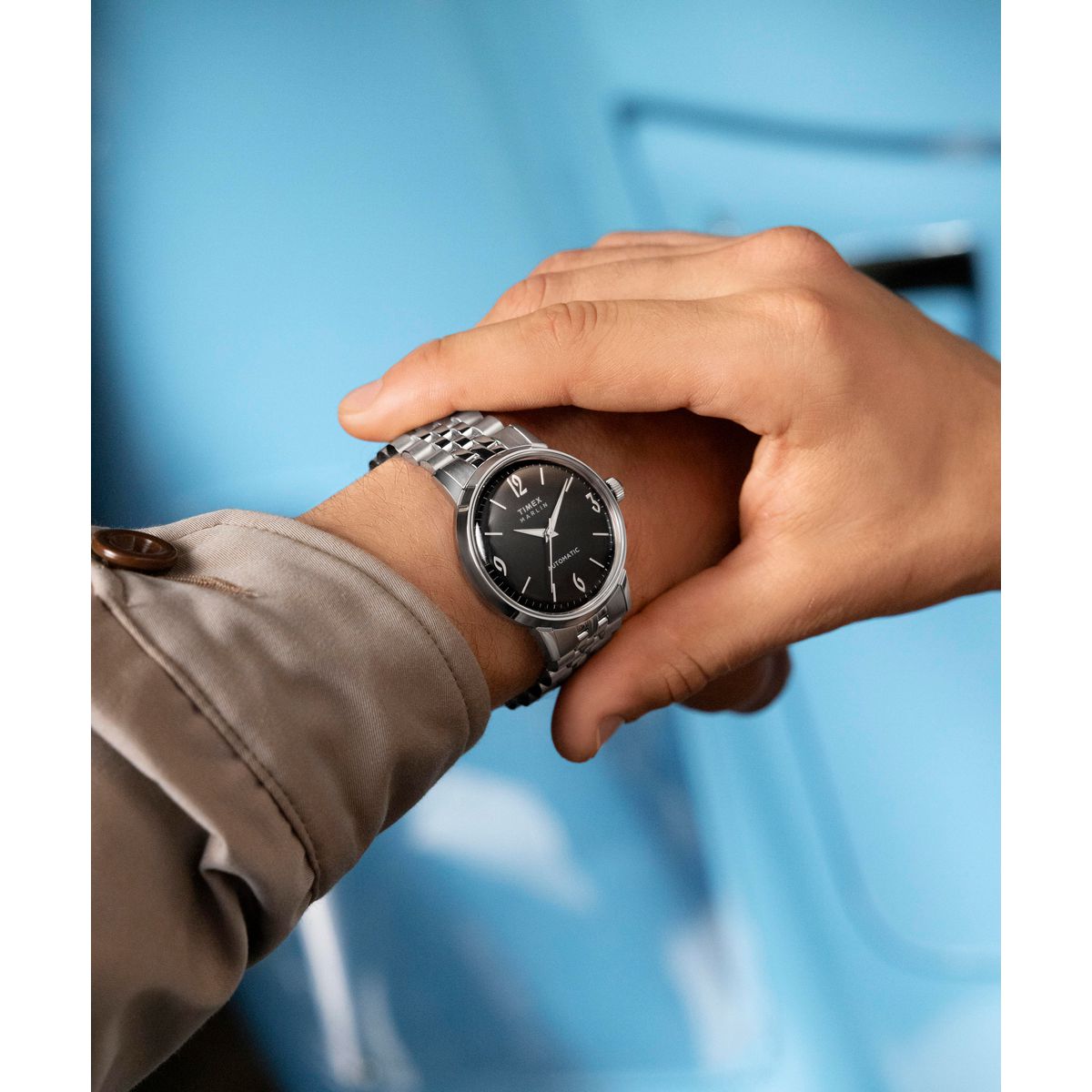 TW2W93200 Marlin Automático de hombre correa de metal