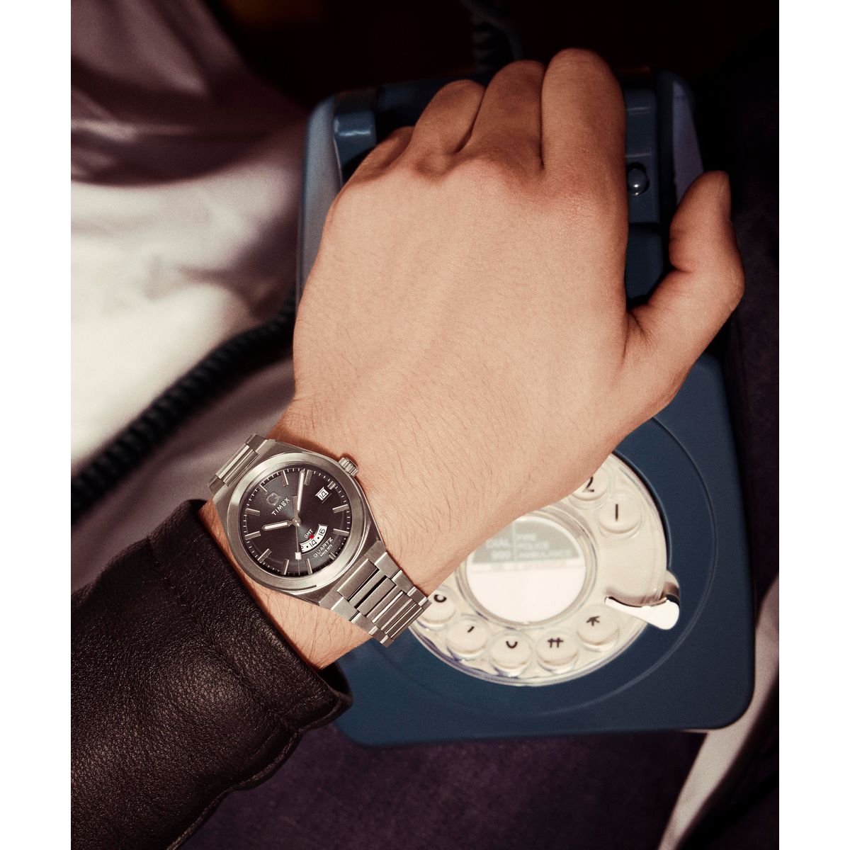 TW2Y12100 Timex Q Continental de hombre correa de metal