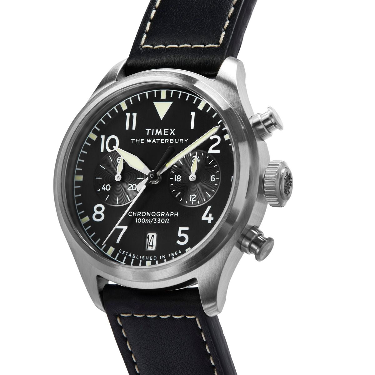 TW2Y19000 Waterbury Ace de hombre correa de piel