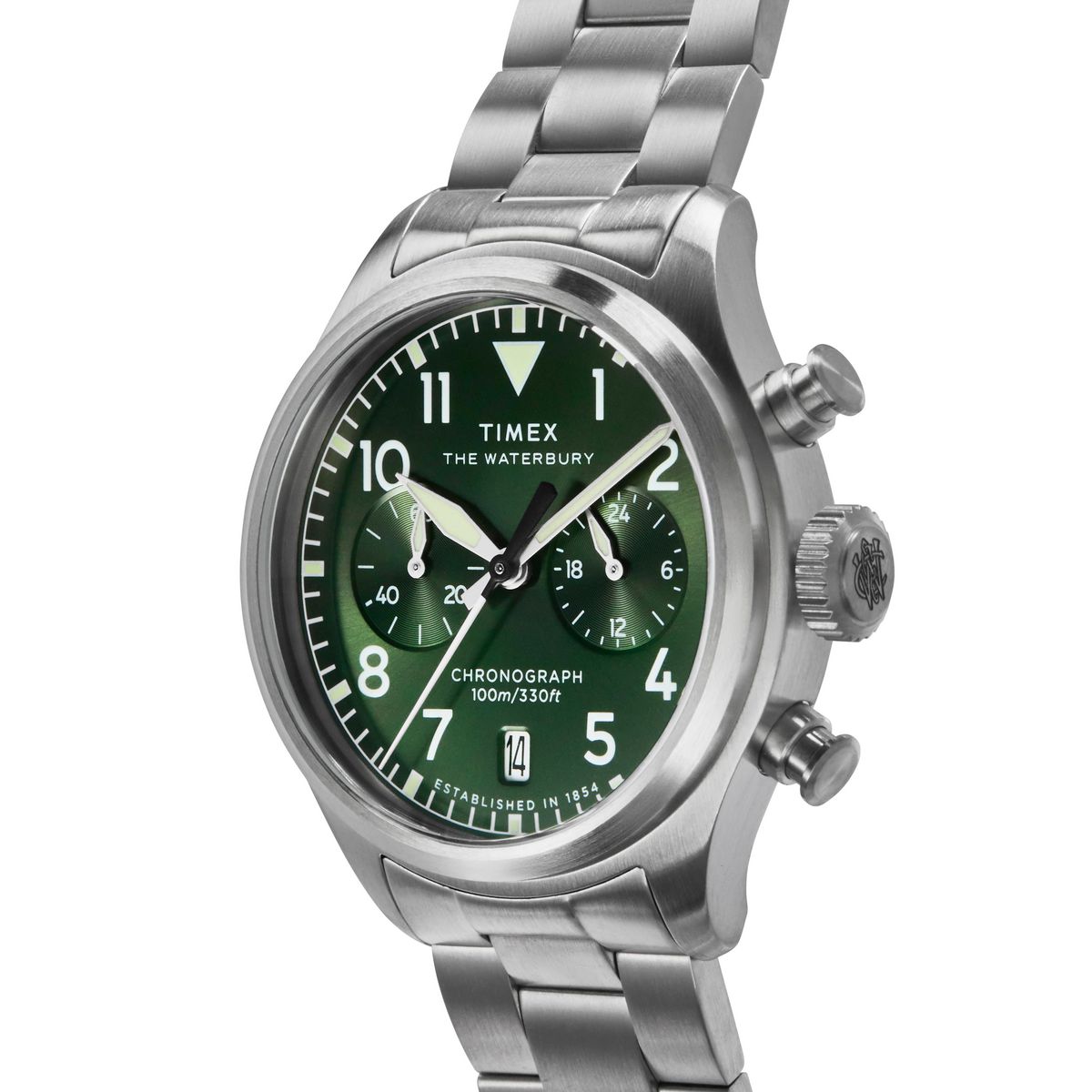 TW2Y19100 Waterbury Ace de hombre correa de metal