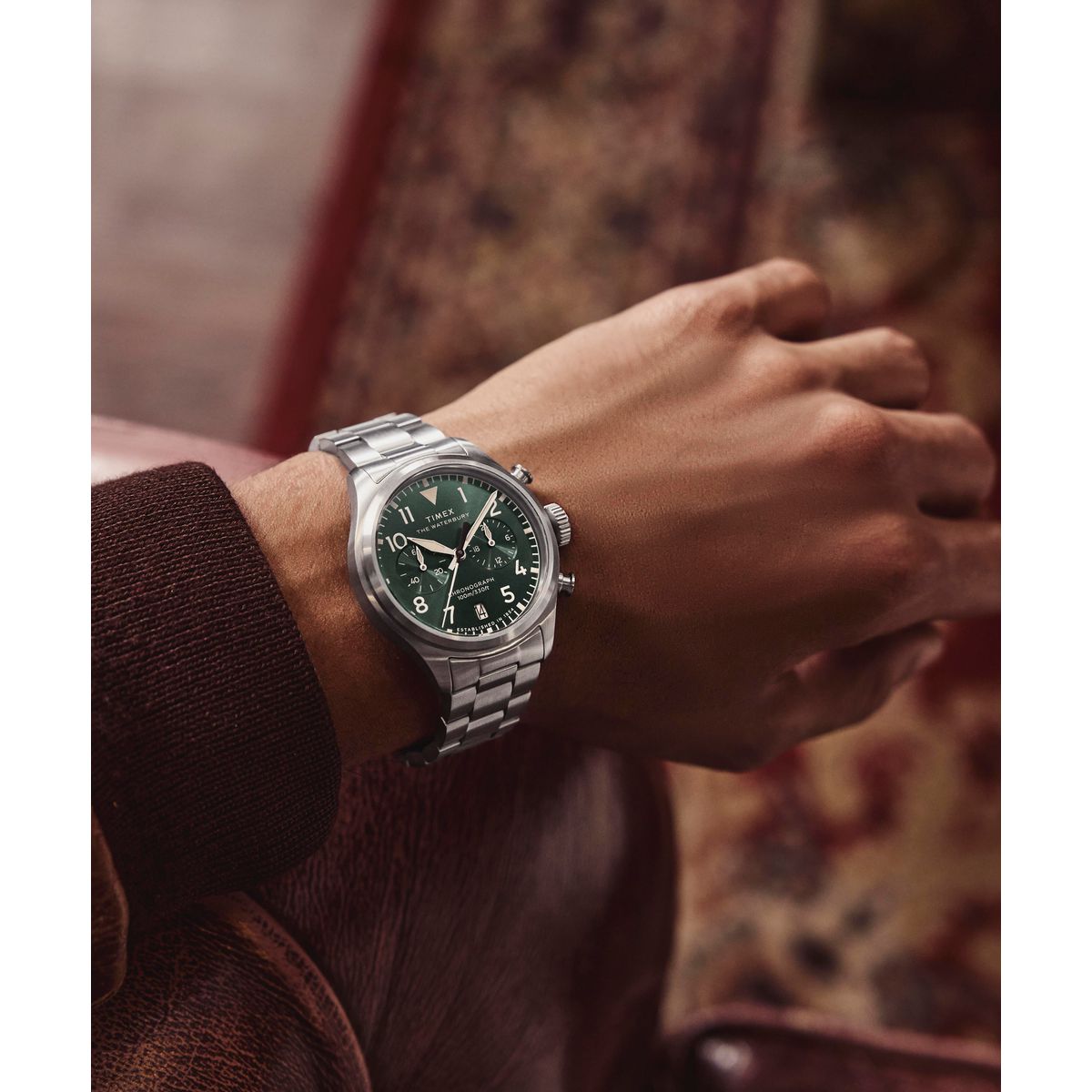 TW2Y19100 Waterbury Ace de hombre correa de metal