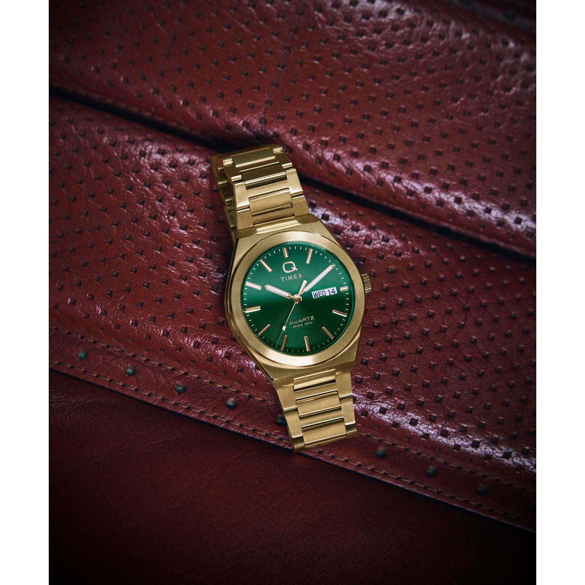 TW2Y35100 Timex Q de hombre correa de metal