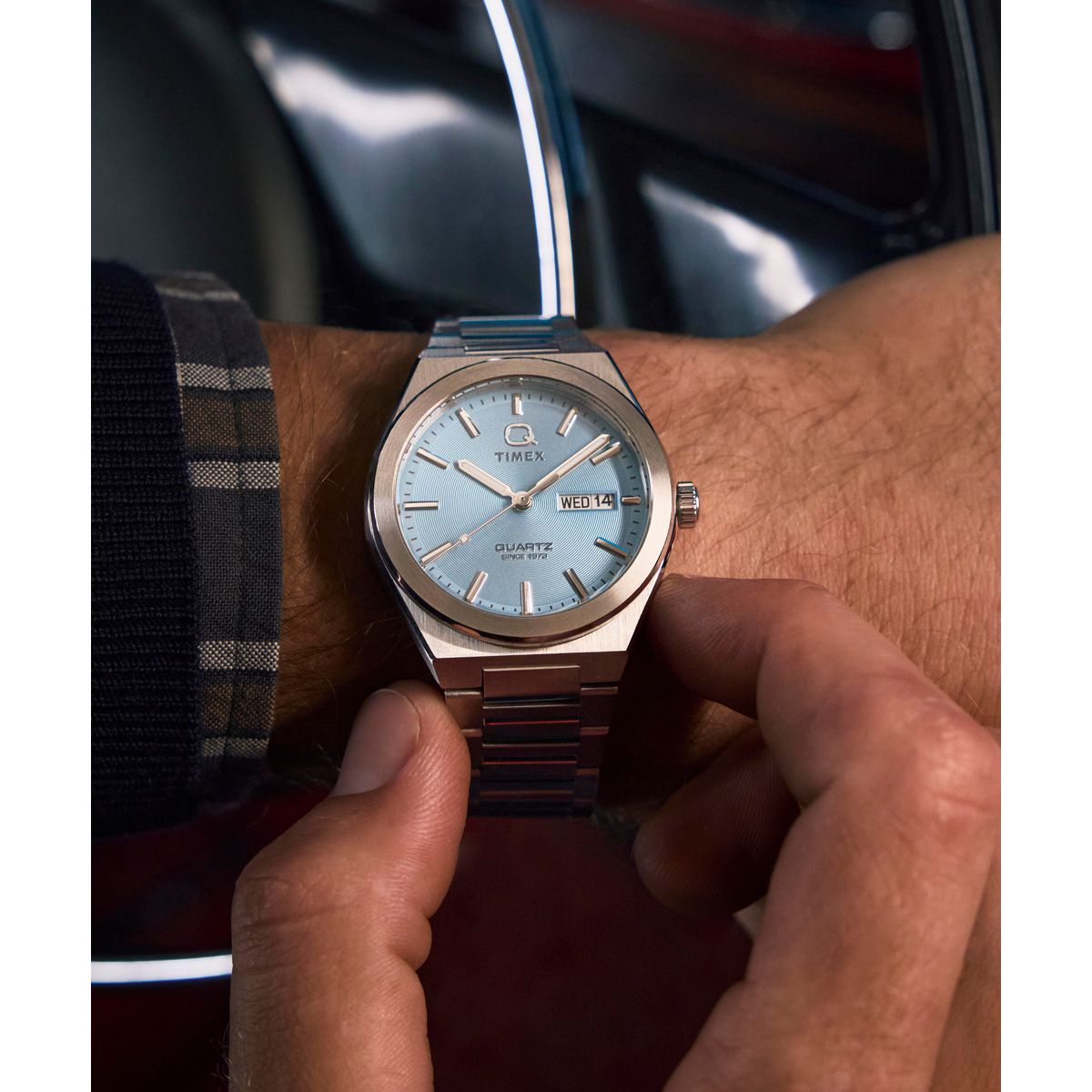 TW2Y35200 Timex Q Continental de hombre correa de metal