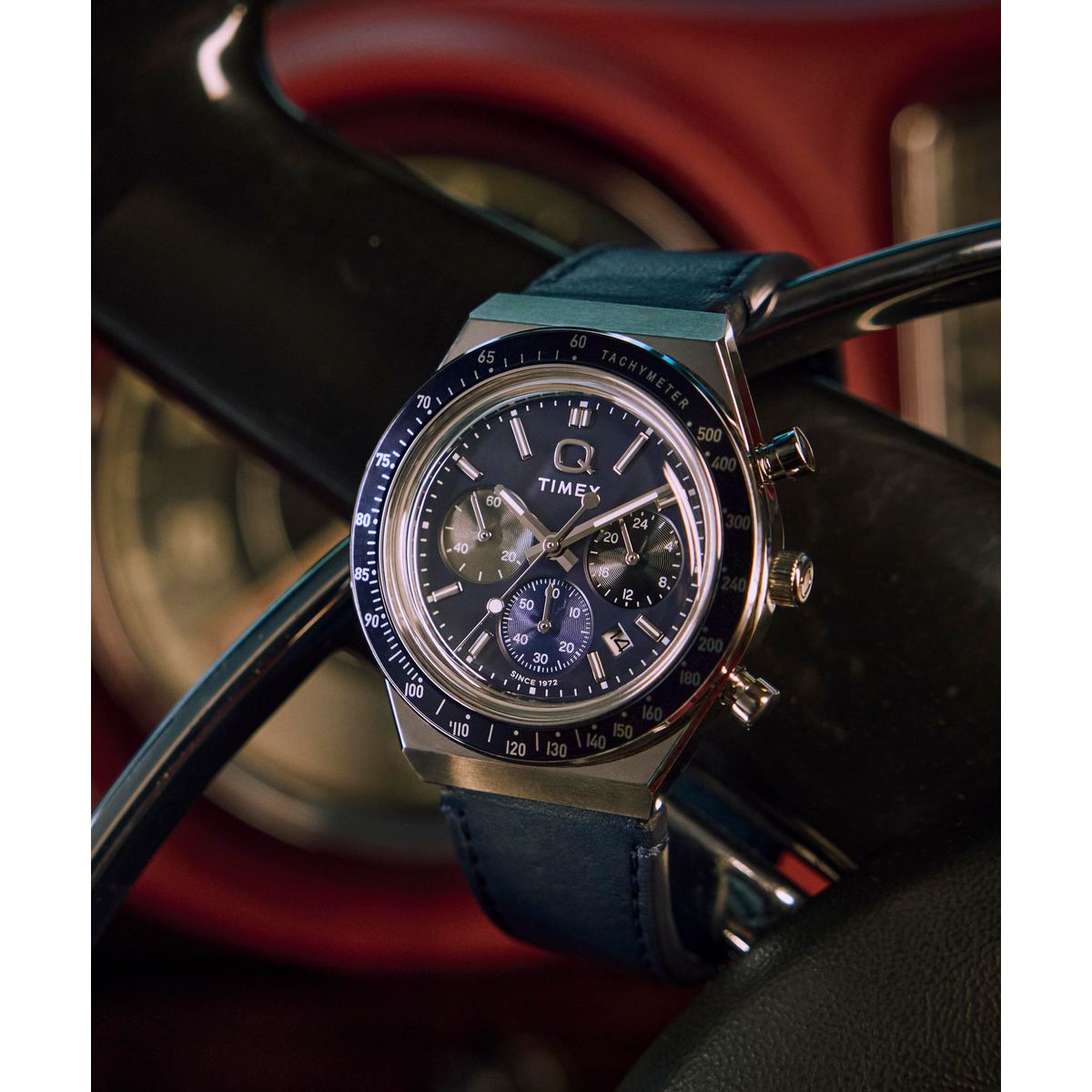 TW2Y36100 Timex Q de hombre correa de cuero