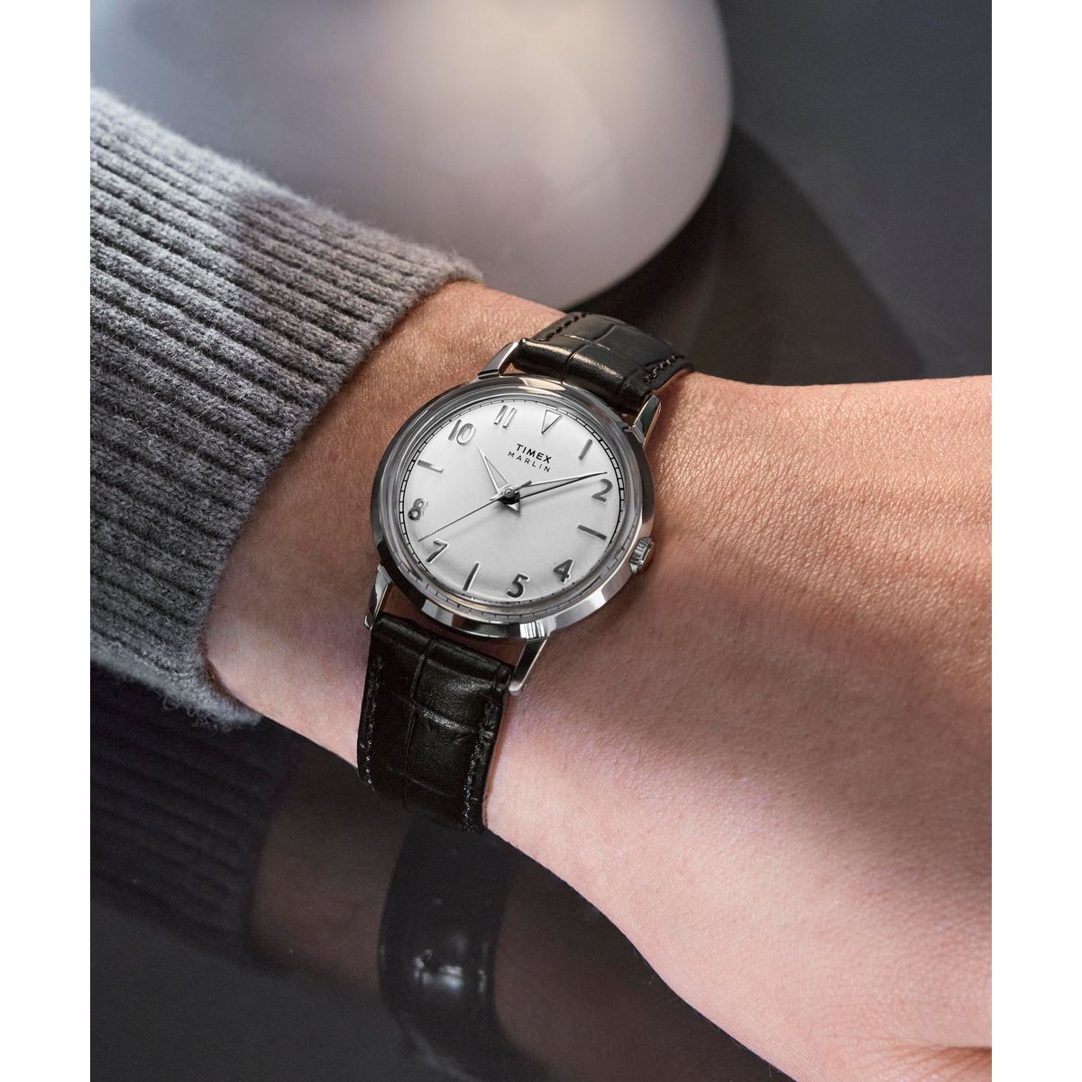 TW2Y37600 Marlin Unisex banda de piel 34 mm