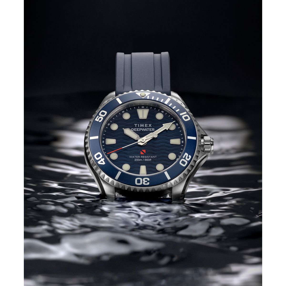TW2Y40300 Deepwater Meridian de hombre correa de caucho