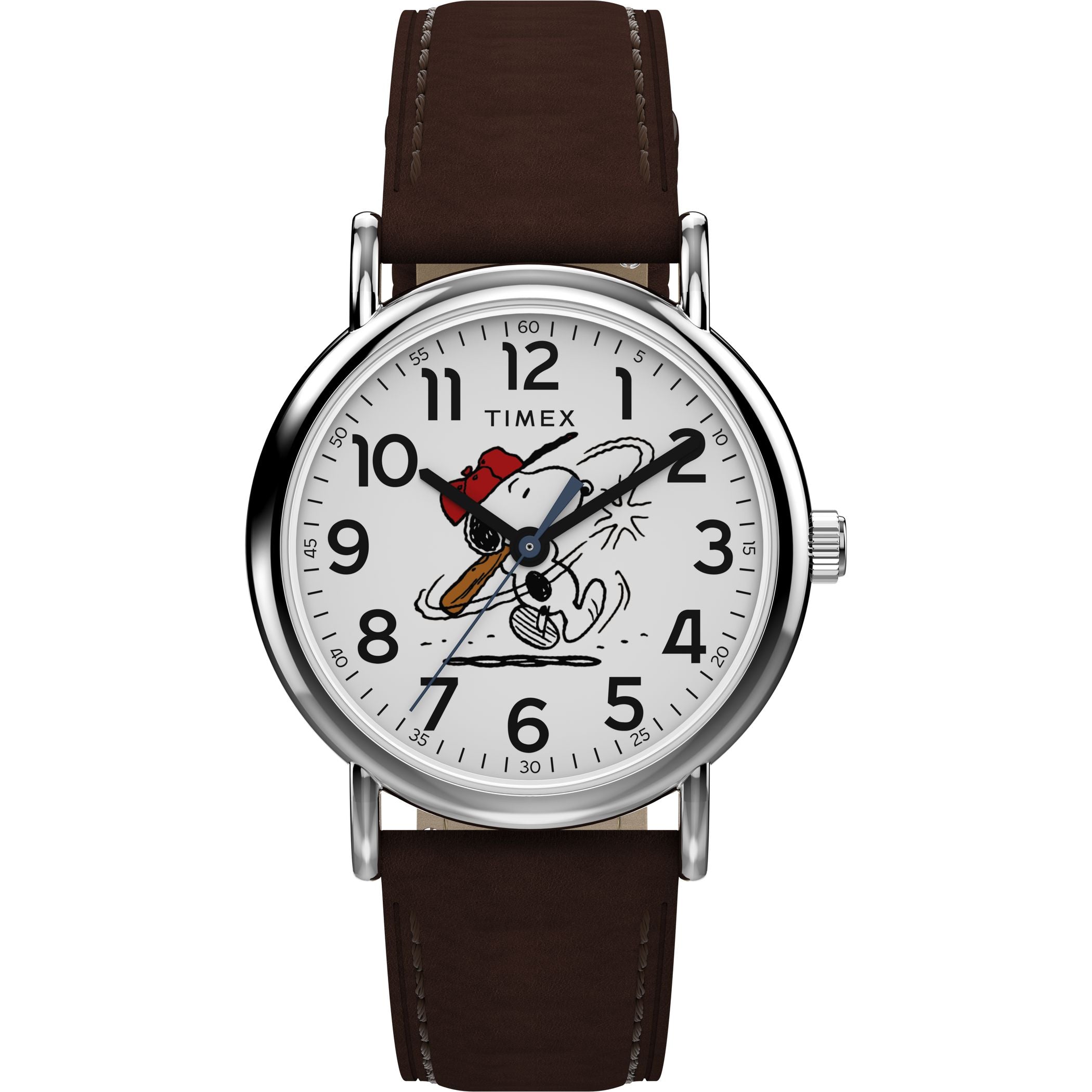 TW2Y51500 Weekender Snoopy Peanuts de hombre correa de cuero