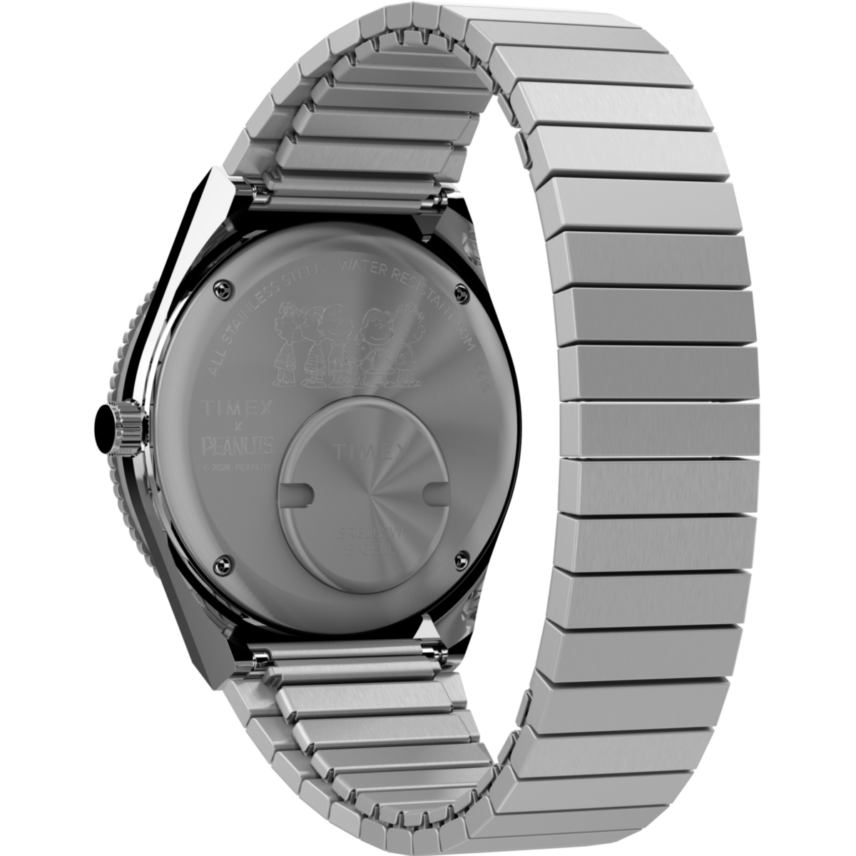 TW2Y52700 Reloj Timex Q Snoopy de dama banda de metal