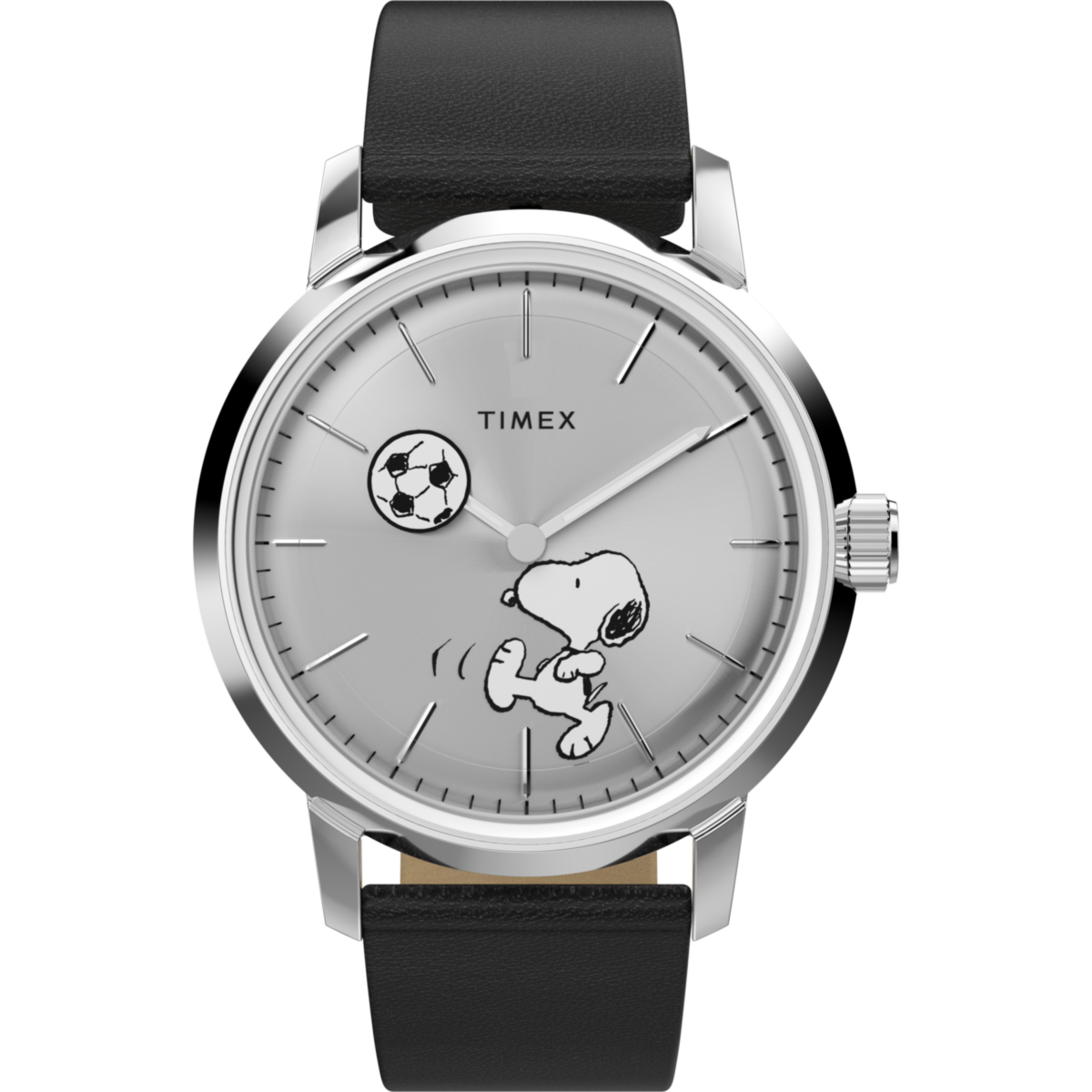 TW2Y53800 Marlin Soccer Snoopy Peanuts de hombre correa de piel