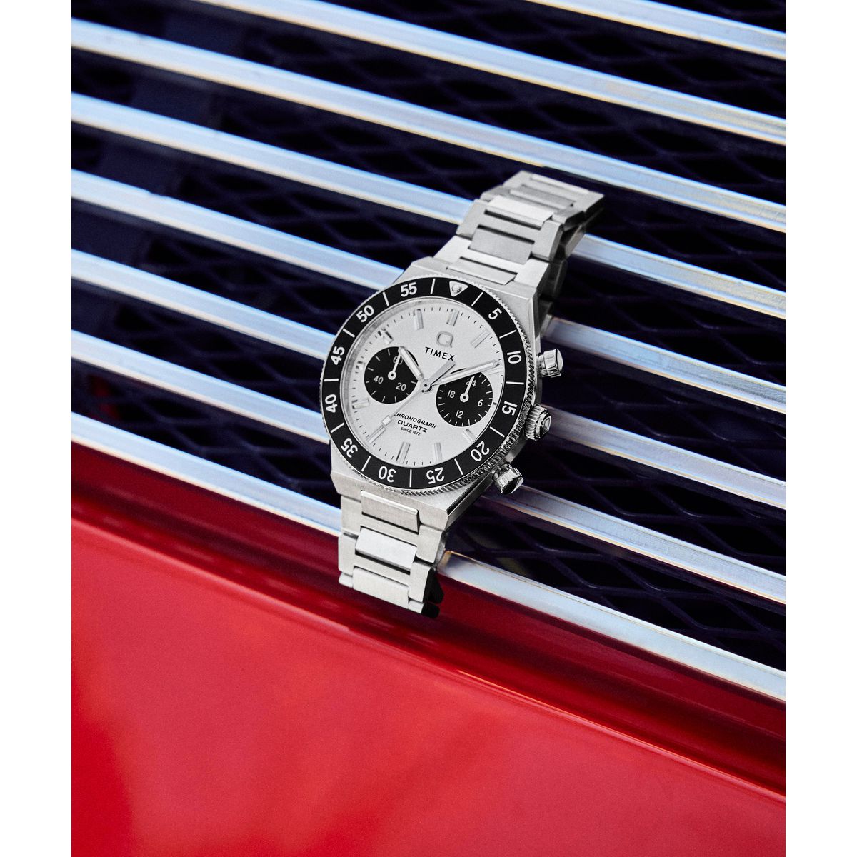 TW2Y55800 Timex Q Continental de hombre correa de metal