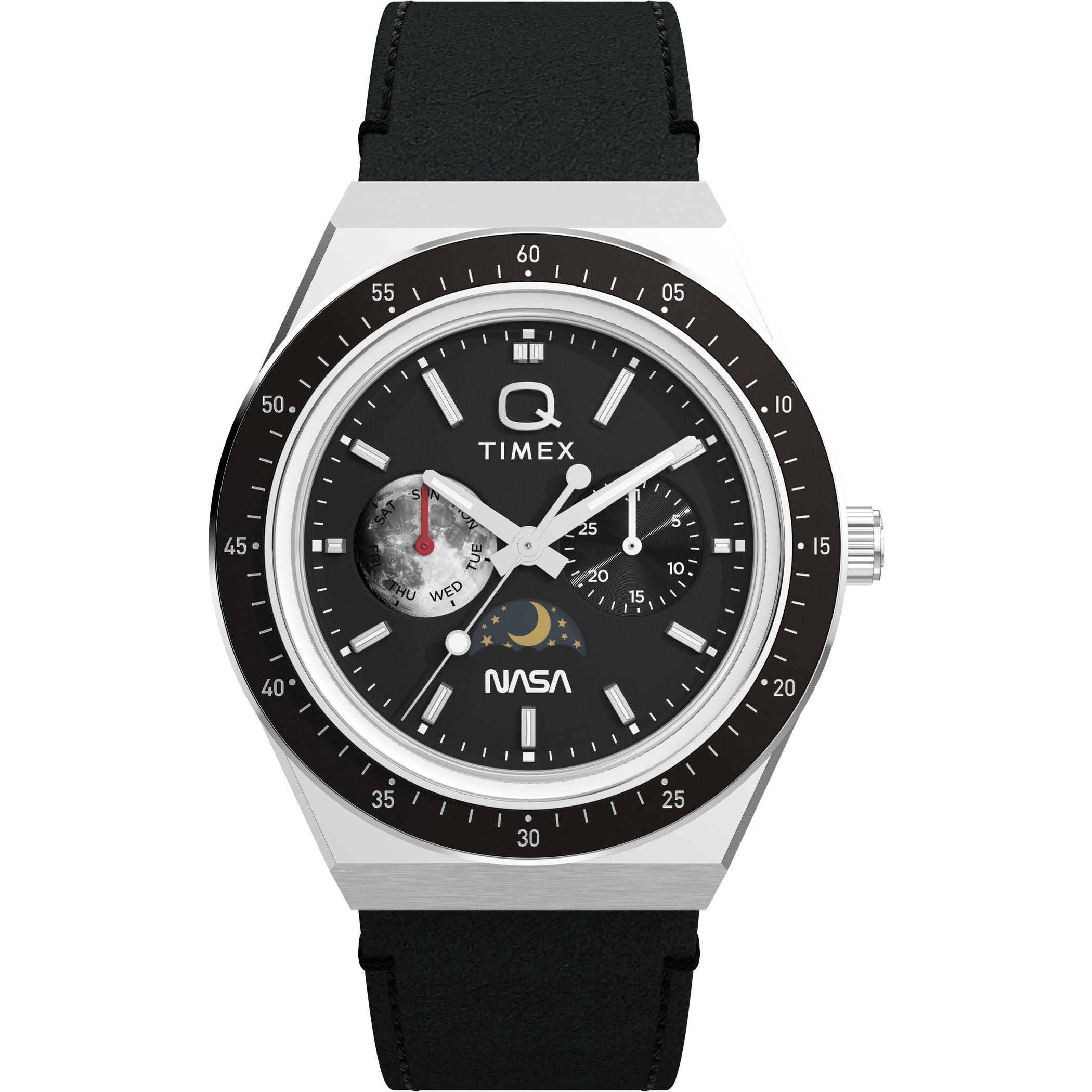 TW2Y56800 Timex Q NASA de hombre correa de piel