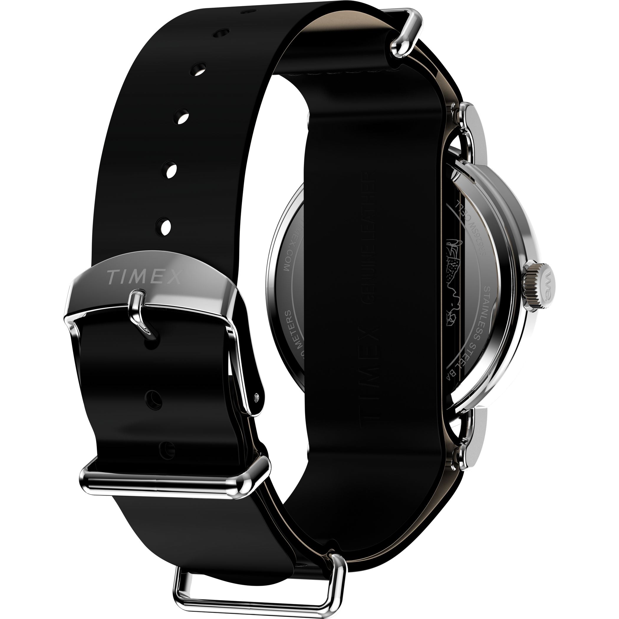 TW2Y60900 Weekender Snoopy Peanuts de hombre correa de piel