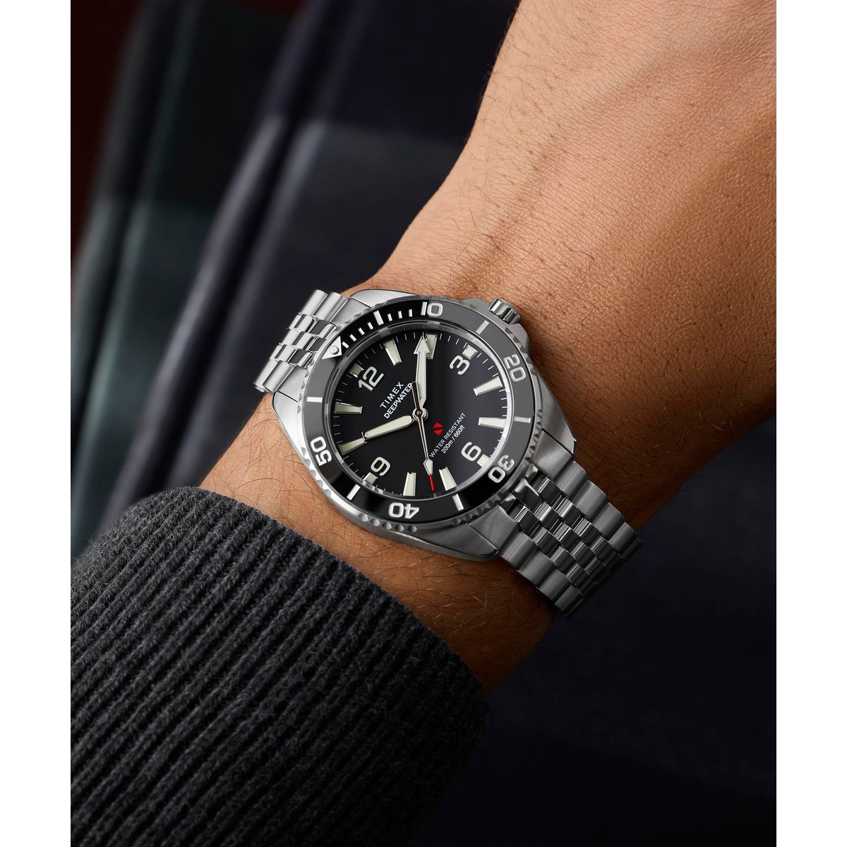 TW2Y64500 Deepwater Artic de hombre pulsera de metal